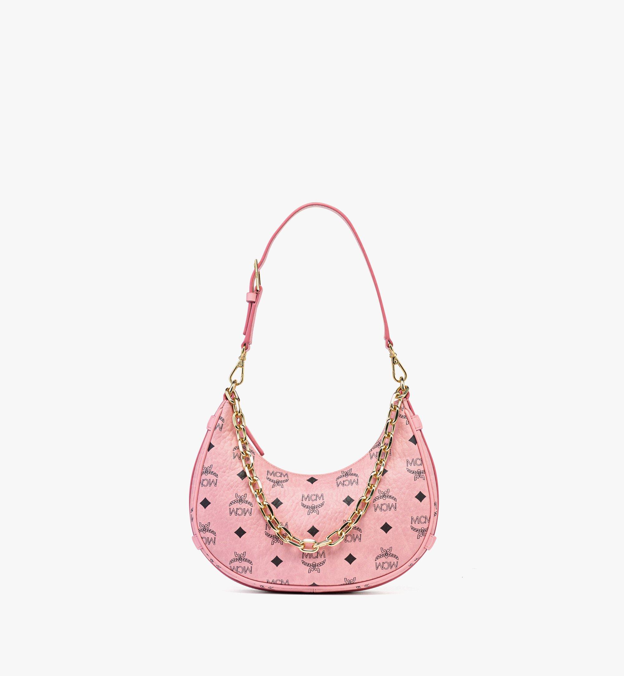 Aren Crescent Hobo Bag in Visetos