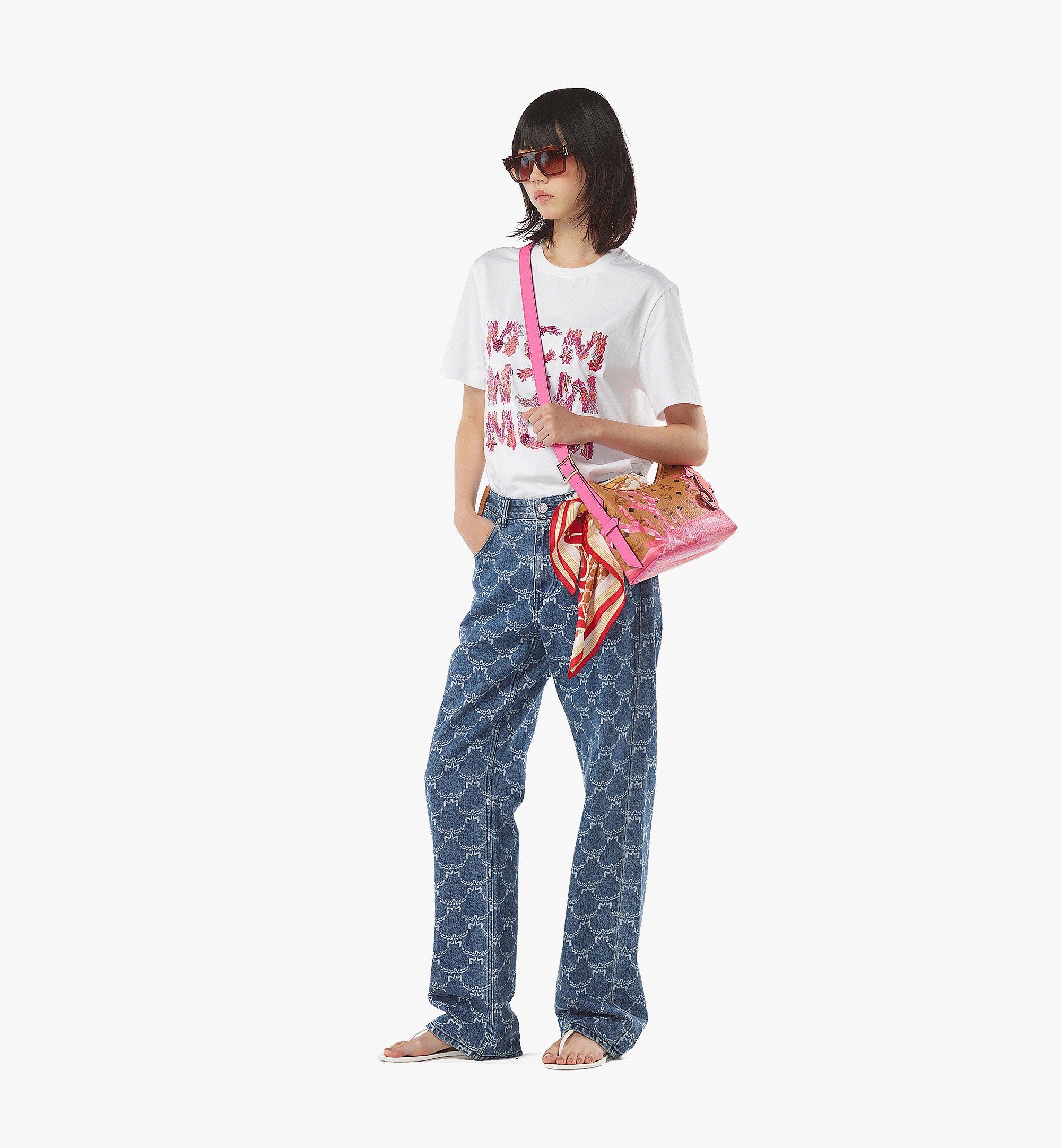 MCM Aren Cubic Coral Visetos Hobo包 Pink MWHFSTA02Q1001 更多视角 2