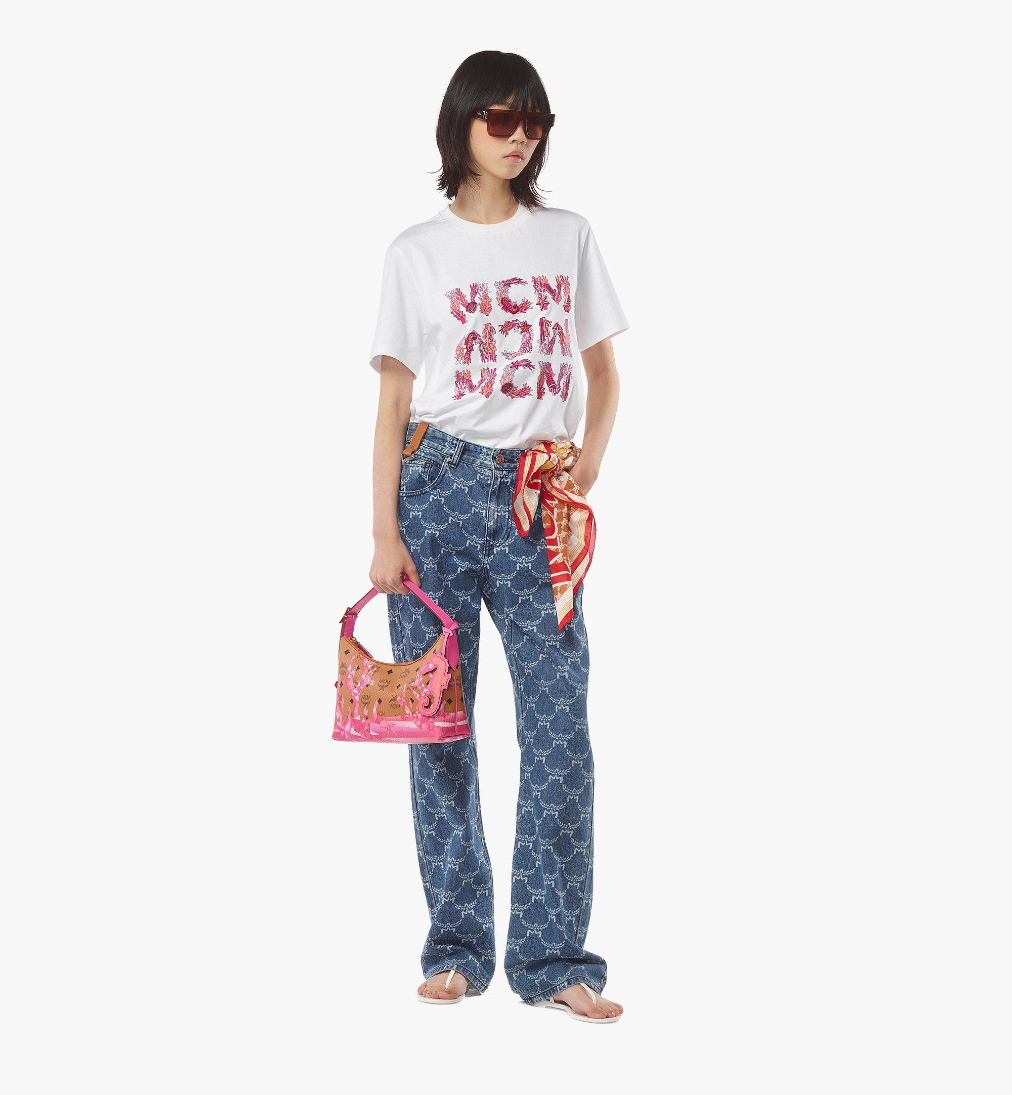 MCM Aren Cubic Coral Visetos Hobo包 Pink MWHFSTA02Q1001 更多视角 4