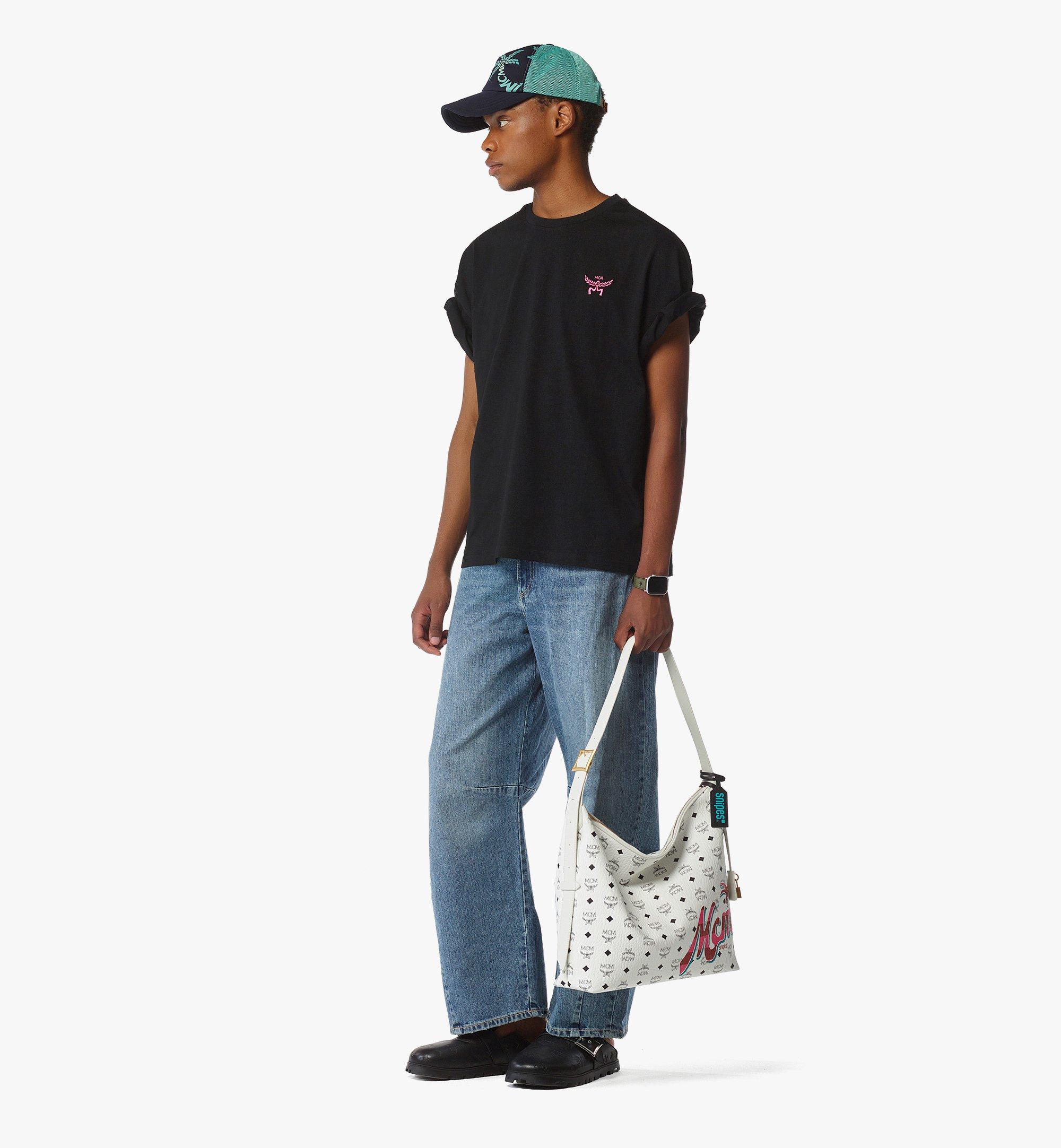 MCM MCM x SNIPES Aren Hobo in Visetos White MWHFSUP02WT001 Alternate View 5