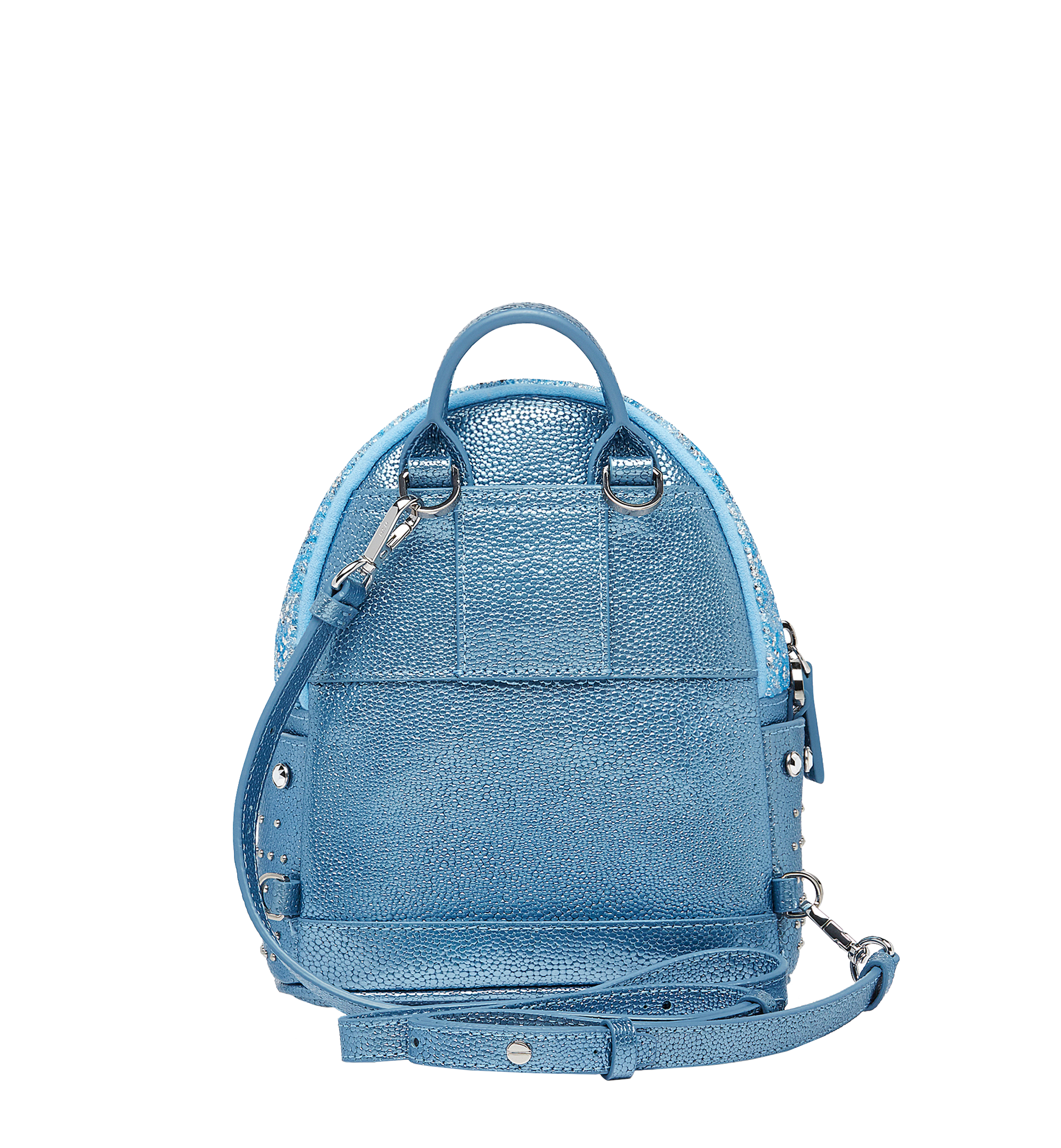MCM Stark Kristall Backpack in Visetos BLUE MWK7SVE89HC001 Alternate View 5