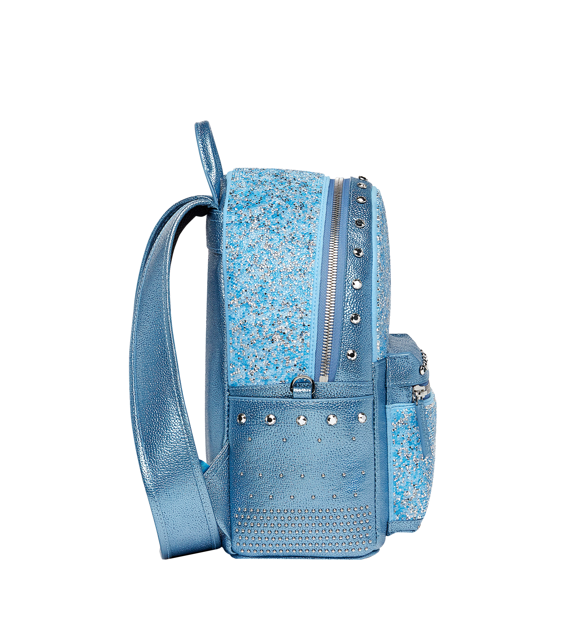 MCM Stark Kristall Backpack in Visetos BLUE MWK7SVE90HC001 Alternate View 2