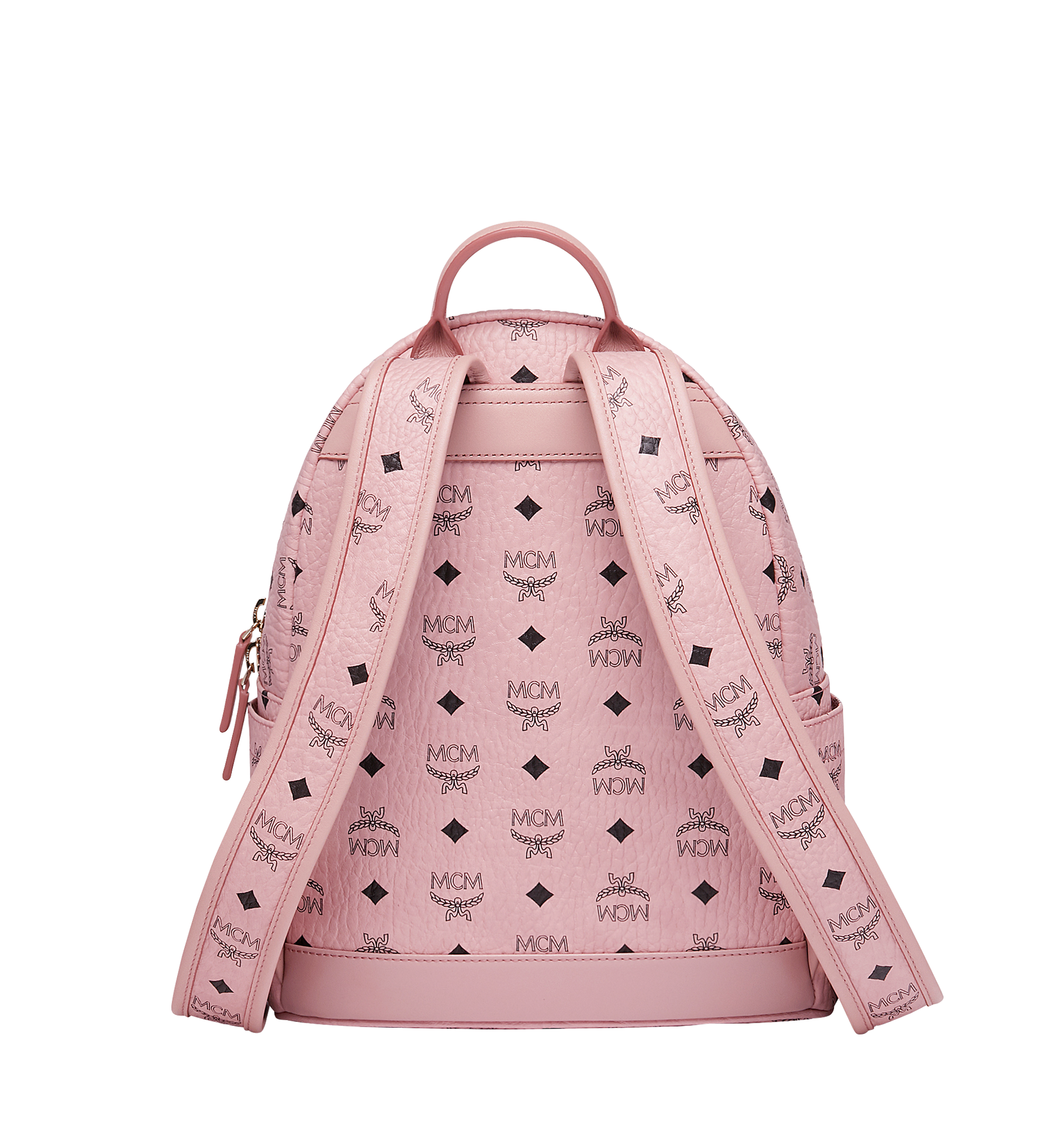 MCM Stark Classic Rabbit Backpack in Visetos Pink MWK7SXL06PZ001 Plus de photos 3