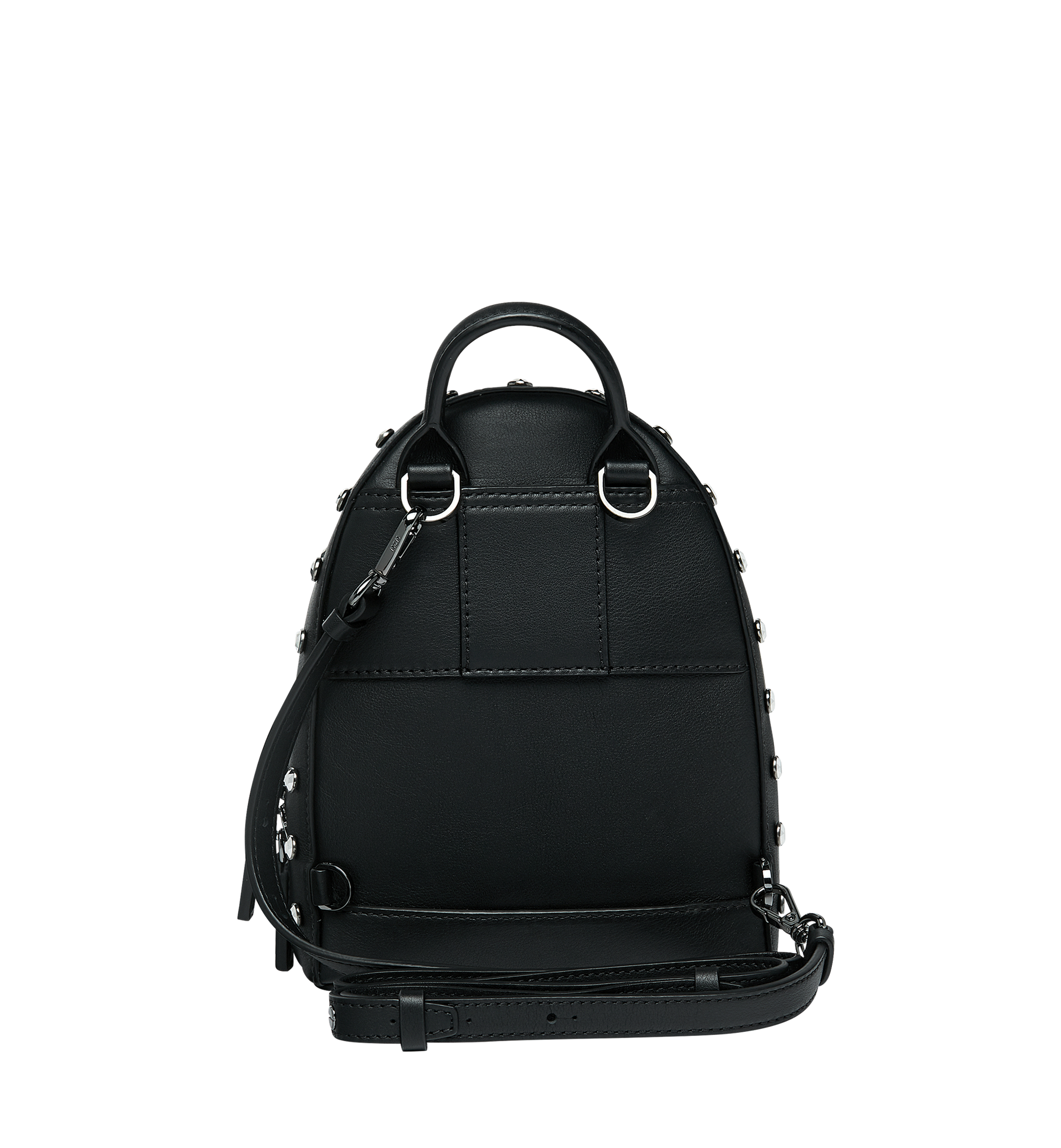 MCM Stark Bebe Boo Backpack in Mosaic Crystal Black MWK9SMS01BK001 Alternate View 5
