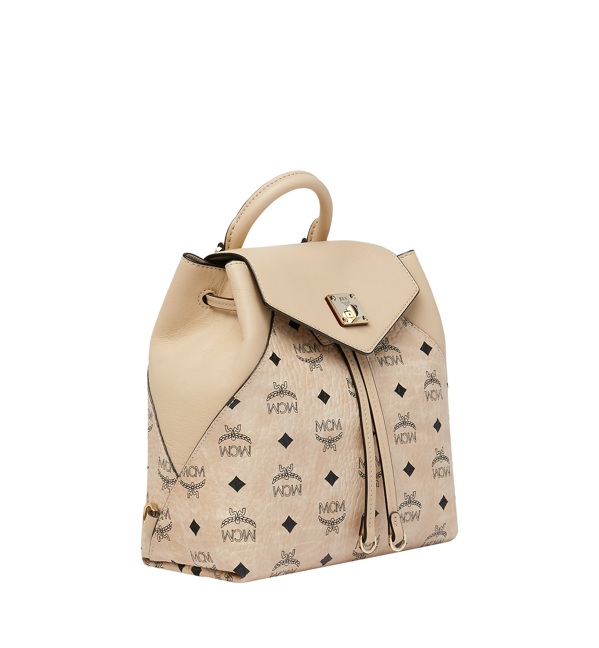 mcm backpack cream