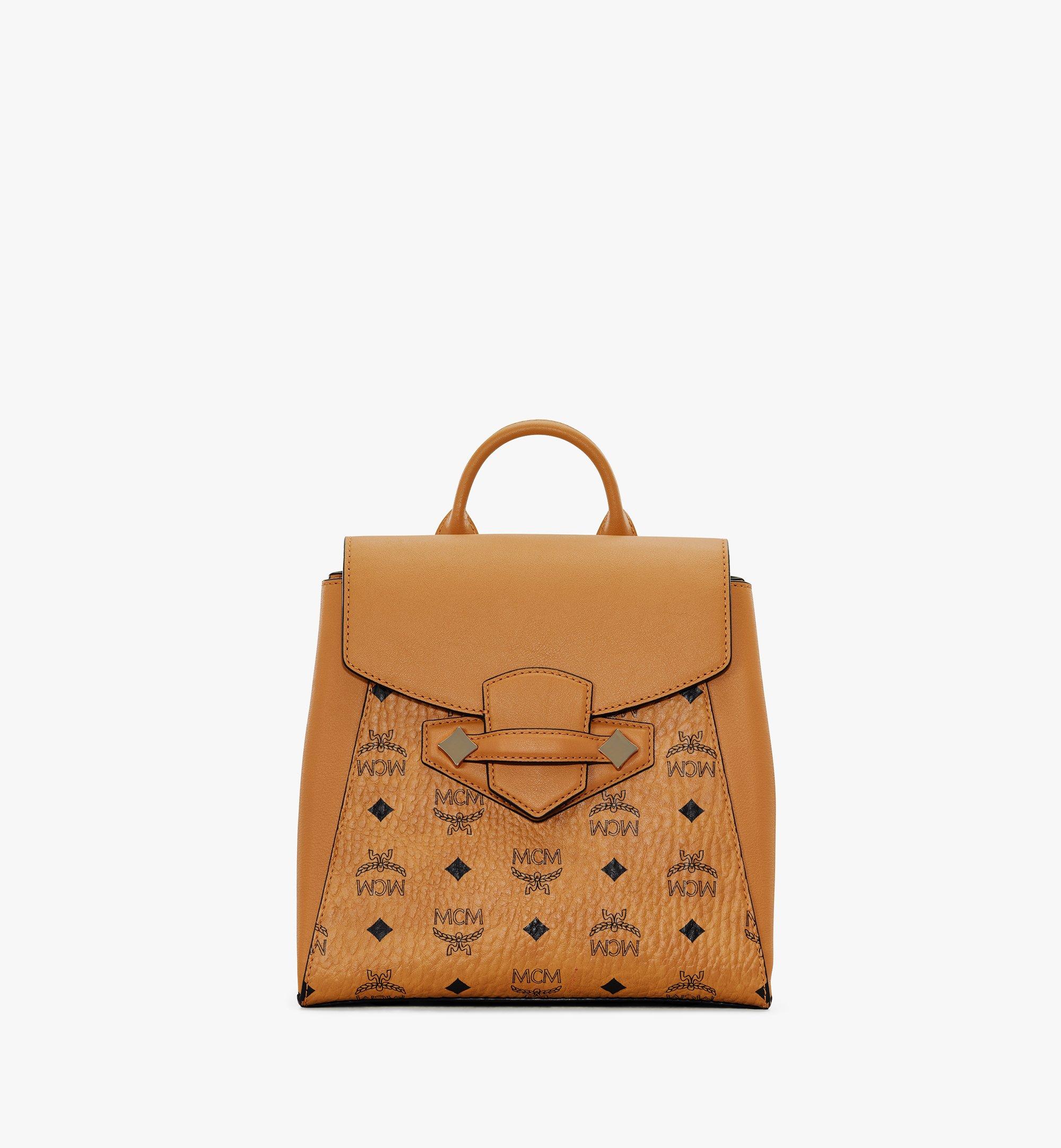 MCM Essential Visetos Original Mini Backpack at FORZIERI