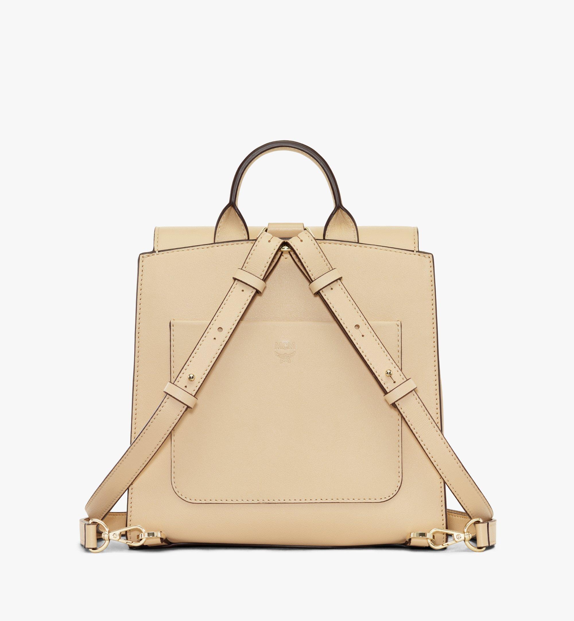 Small Aren Backpack in Visetos Original Beige | MCM ®NZ