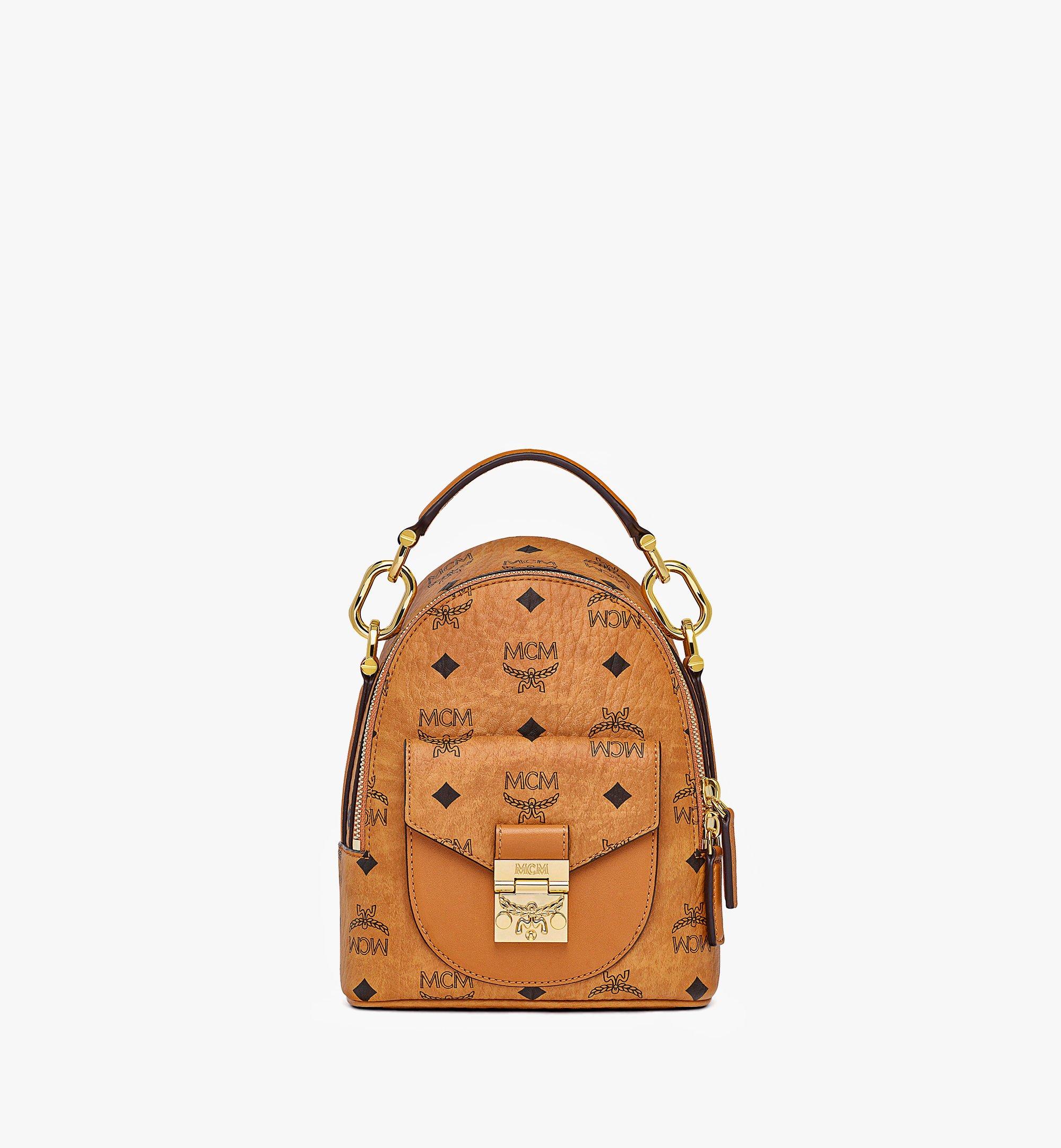 MCM Patricia Visetos Mini Backpack