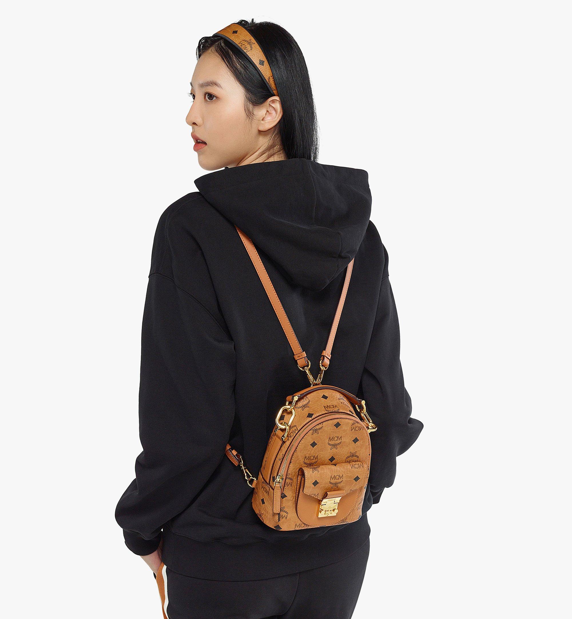 MCM Patricia Visetos Mini Backpack