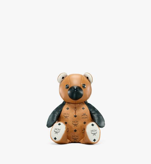 MCM Park Bear Backpack in Visetos Leather Mix