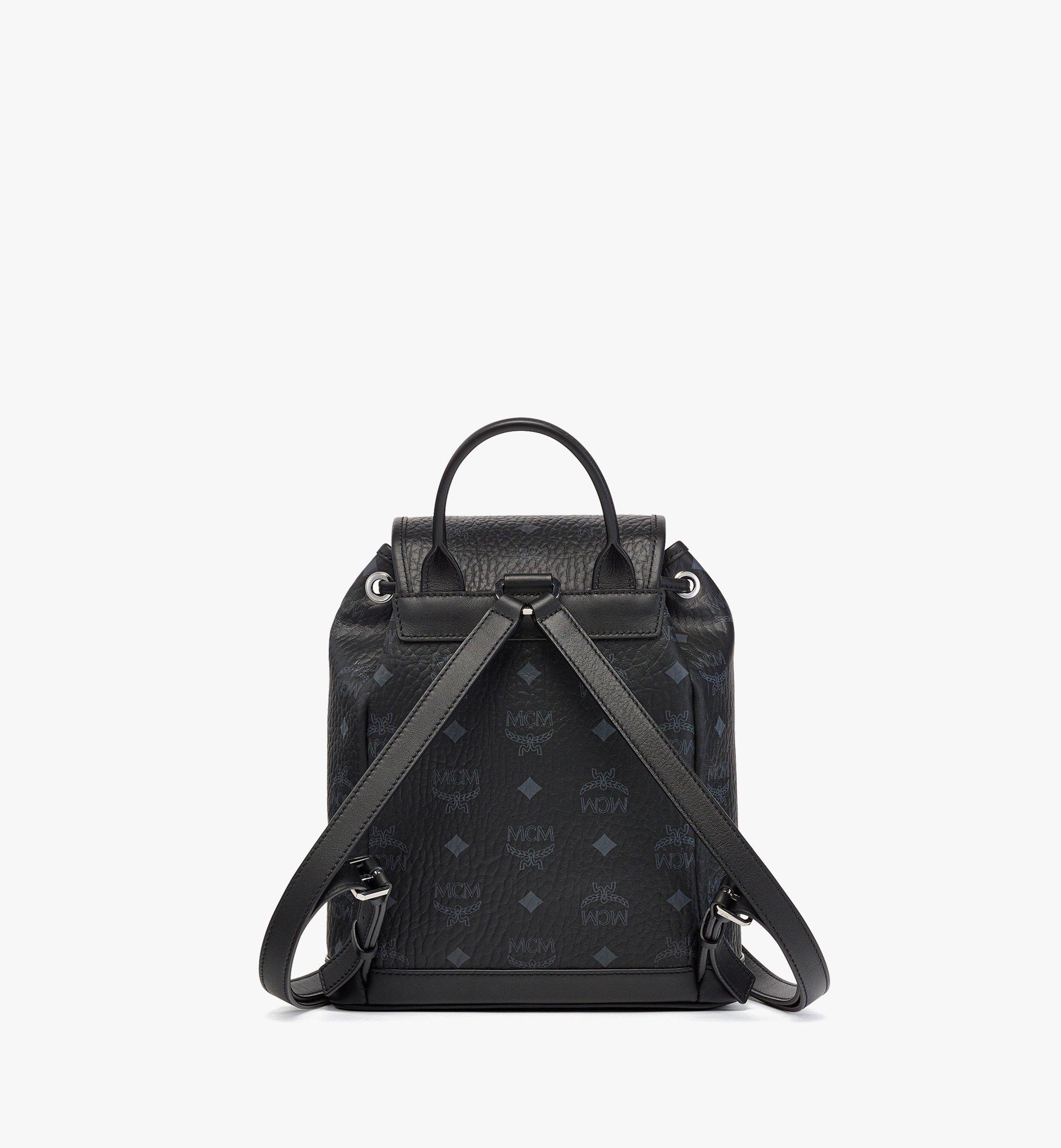 MCM Essential Monogram Leather Small Backpack