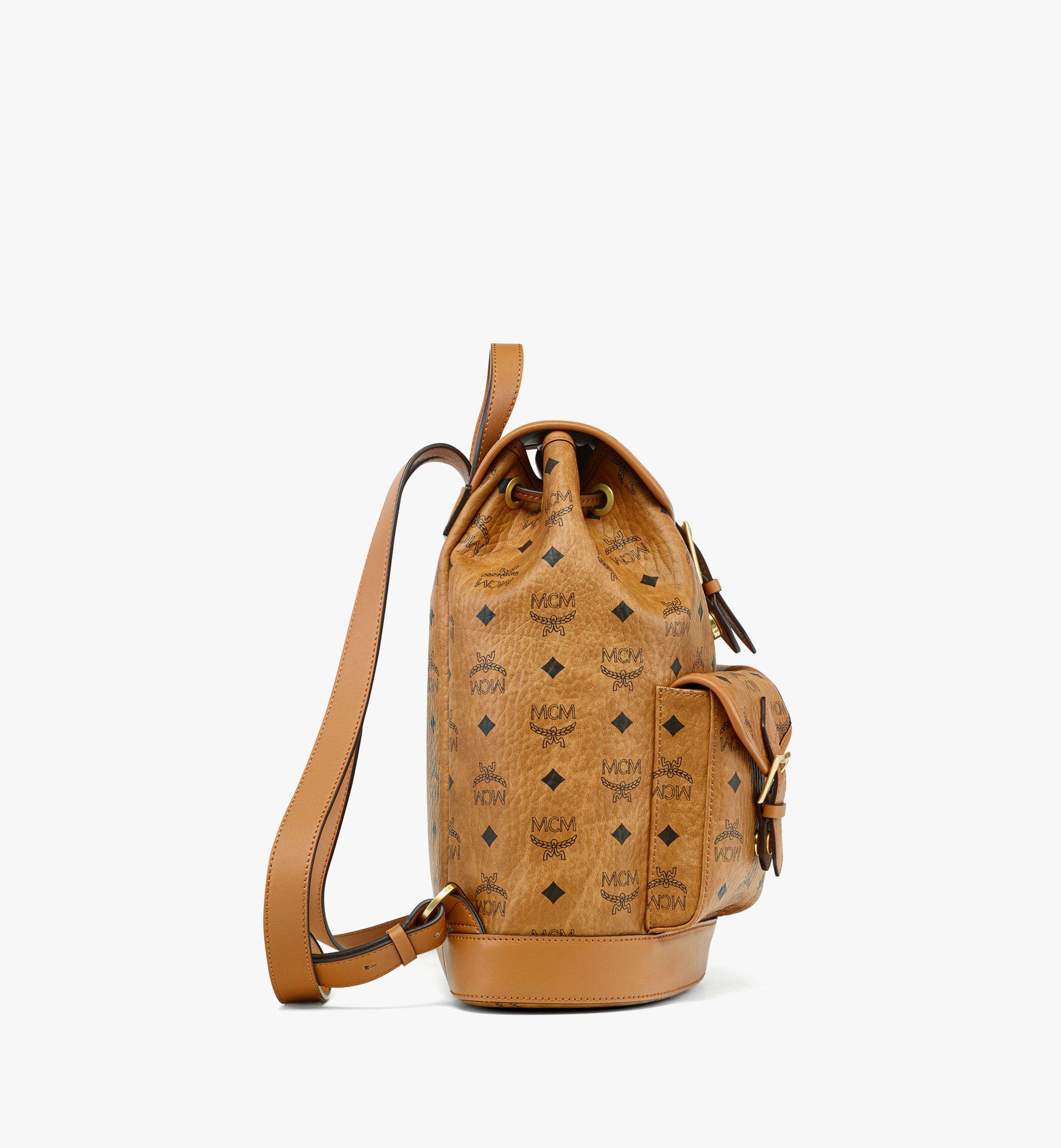 MCM Aren Rucksack mit Kordelzug in Visetos Cognac MWKFATA01CO001 Noch mehr sehen 1