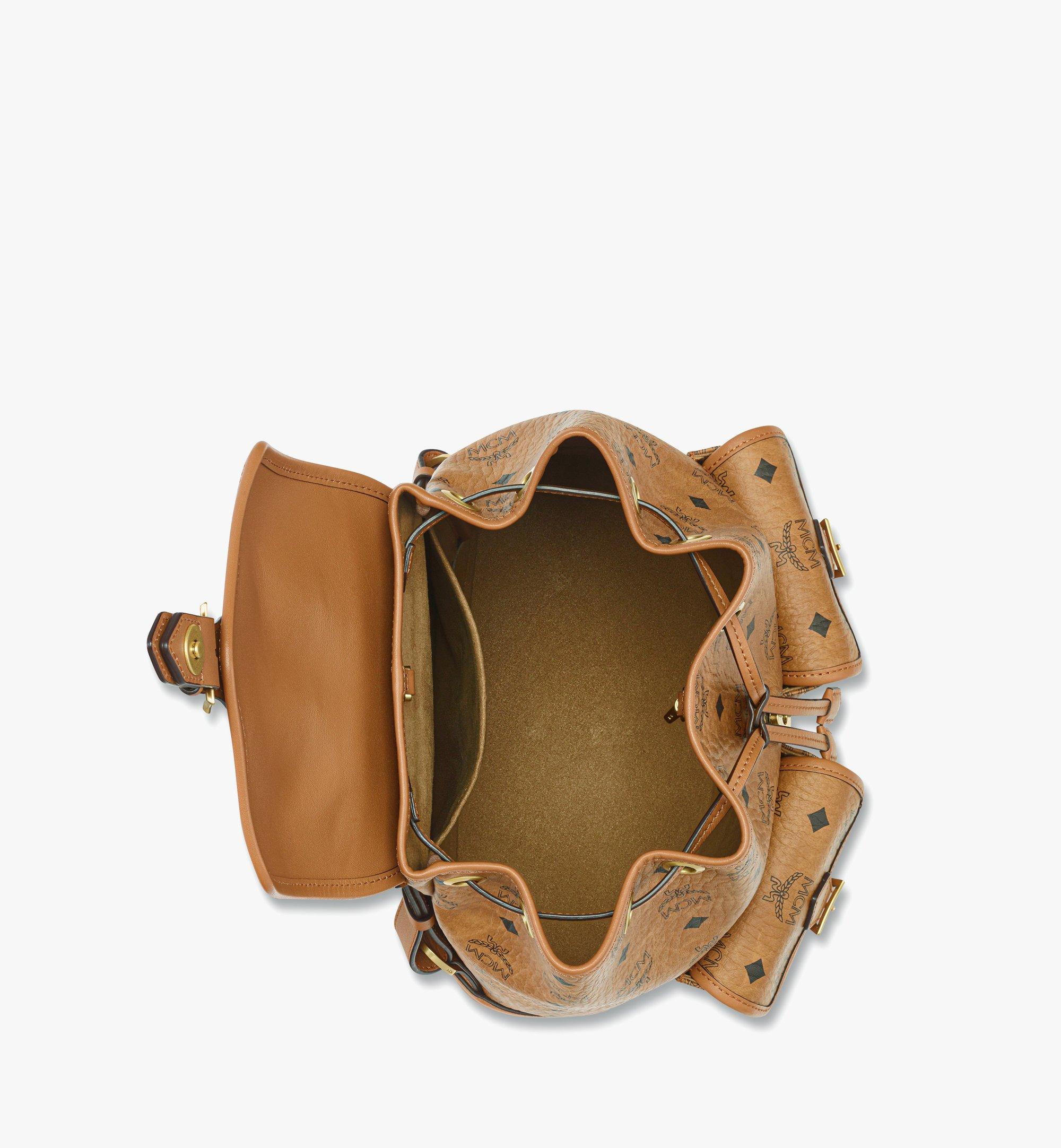 MCM Aren Rucksack mit Kordelzug in Visetos Cognac MWKFATA01CO001 Noch mehr sehen 2