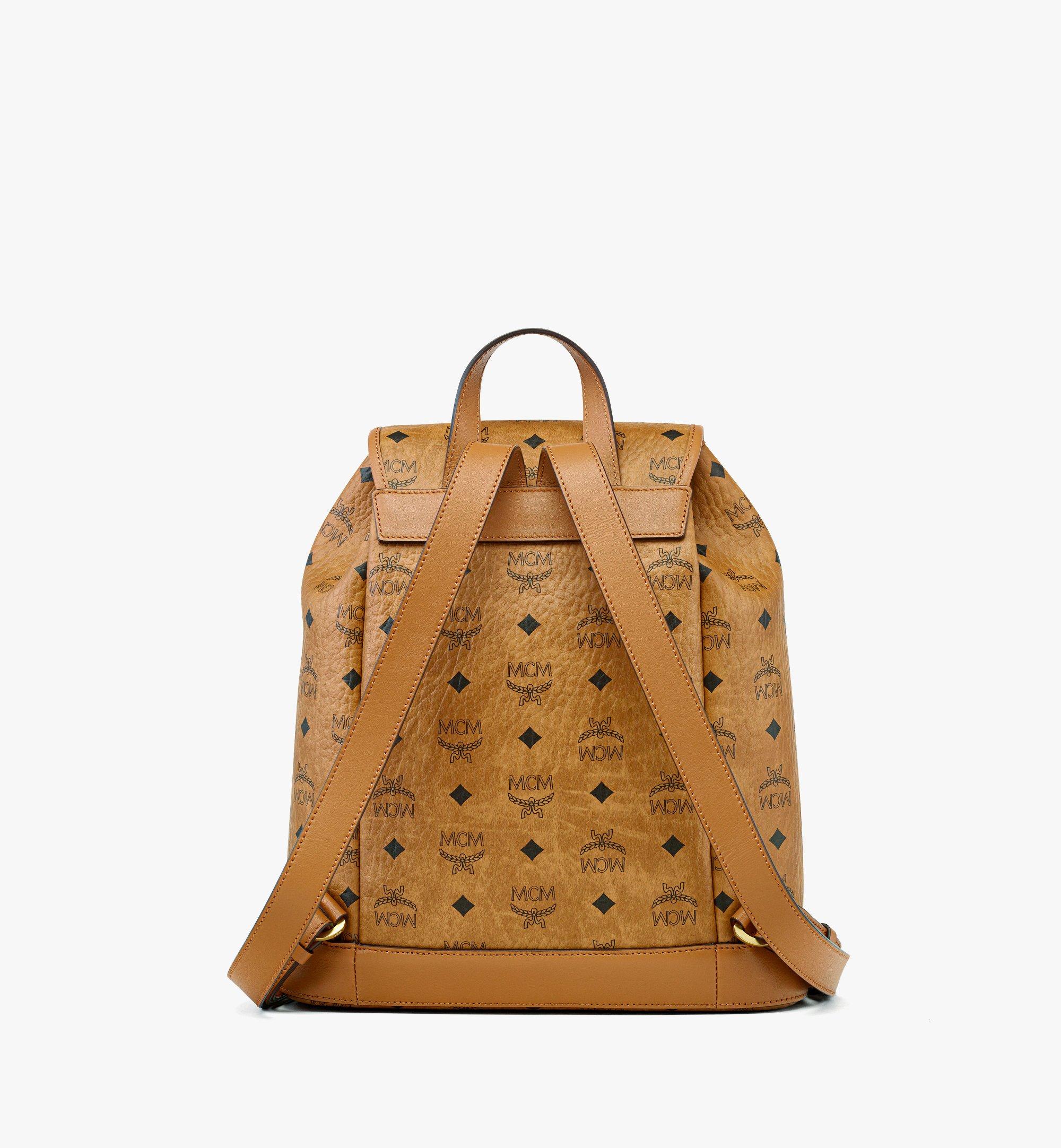 MCM Aren Rucksack mit Kordelzug in Visetos Cognac MWKFATA01CO001 Noch mehr sehen 3