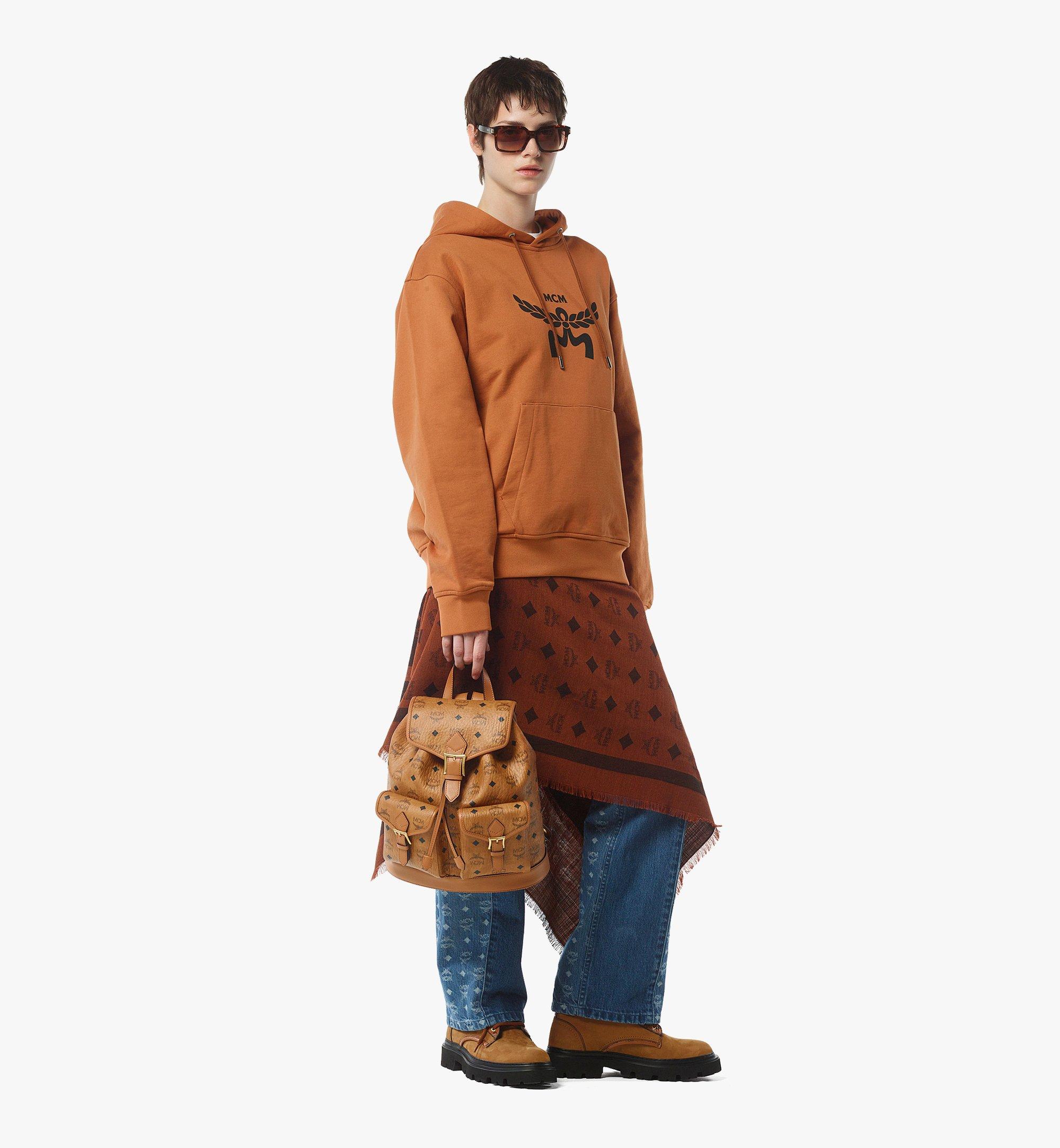 MCM Aren Rucksack mit Kordelzug in Visetos Cognac MWKFATA01CO001 Noch mehr sehen 2