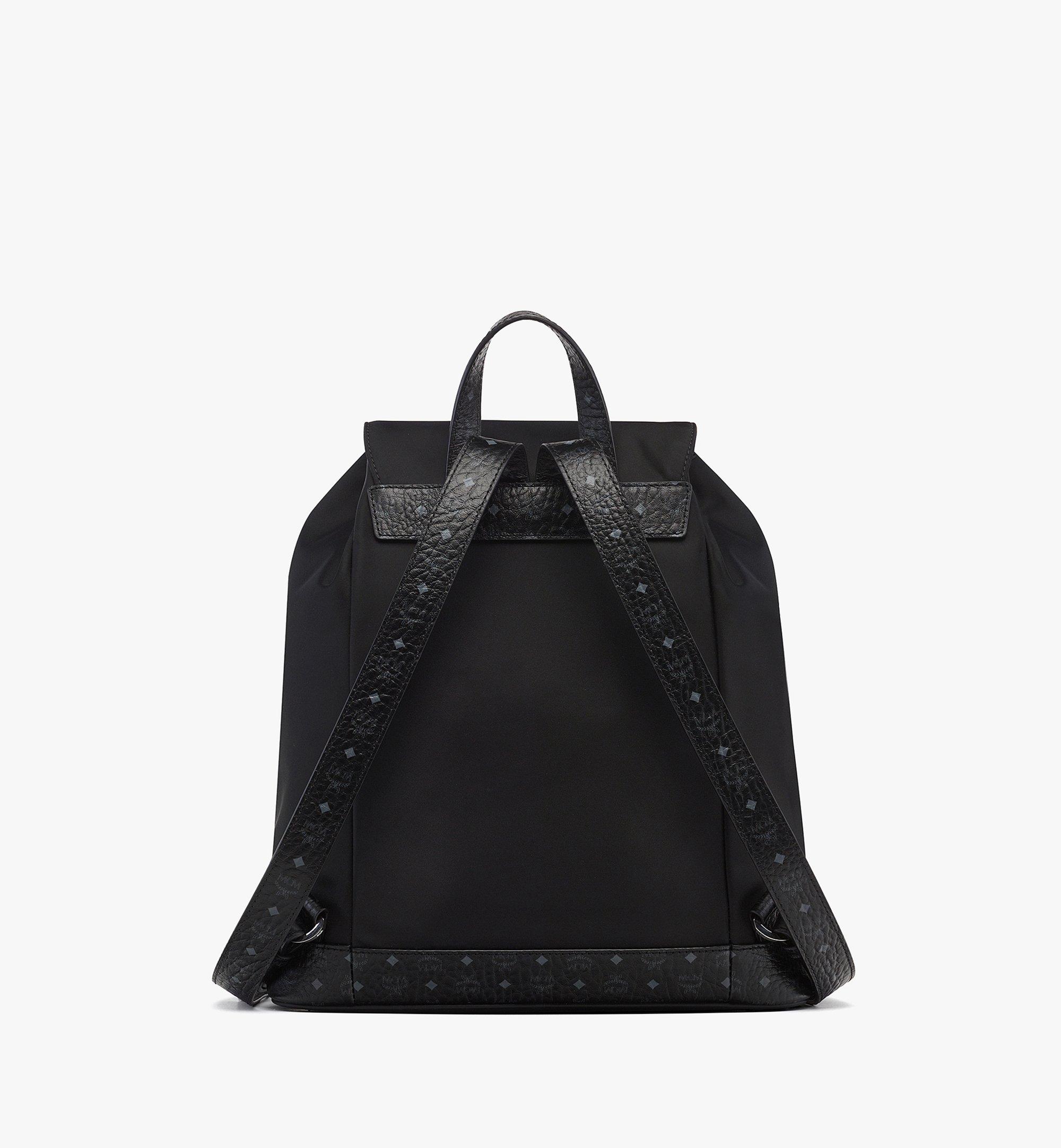 MCM Aren ECONYL®尼龙及皮革抽绳双肩背包 Black MWKFATA04BK001 更多视角 3