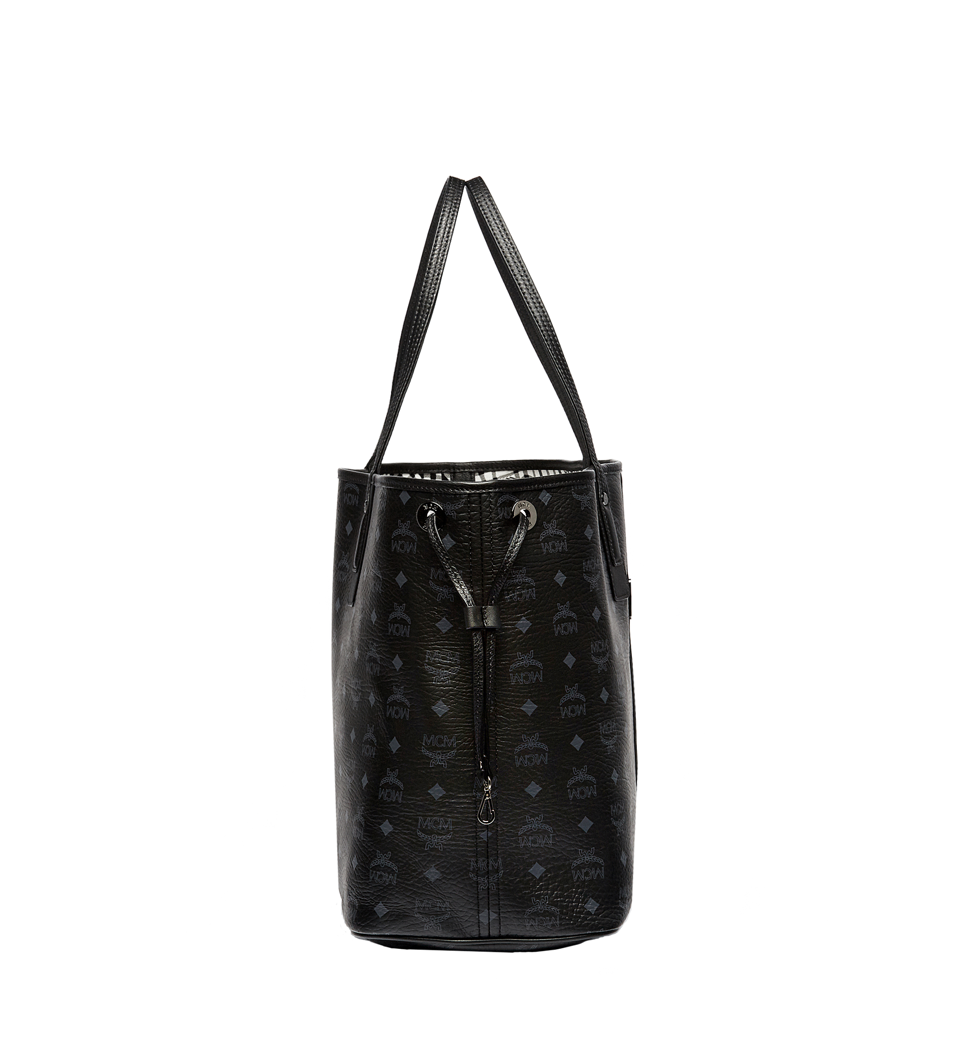 mcm large tote black