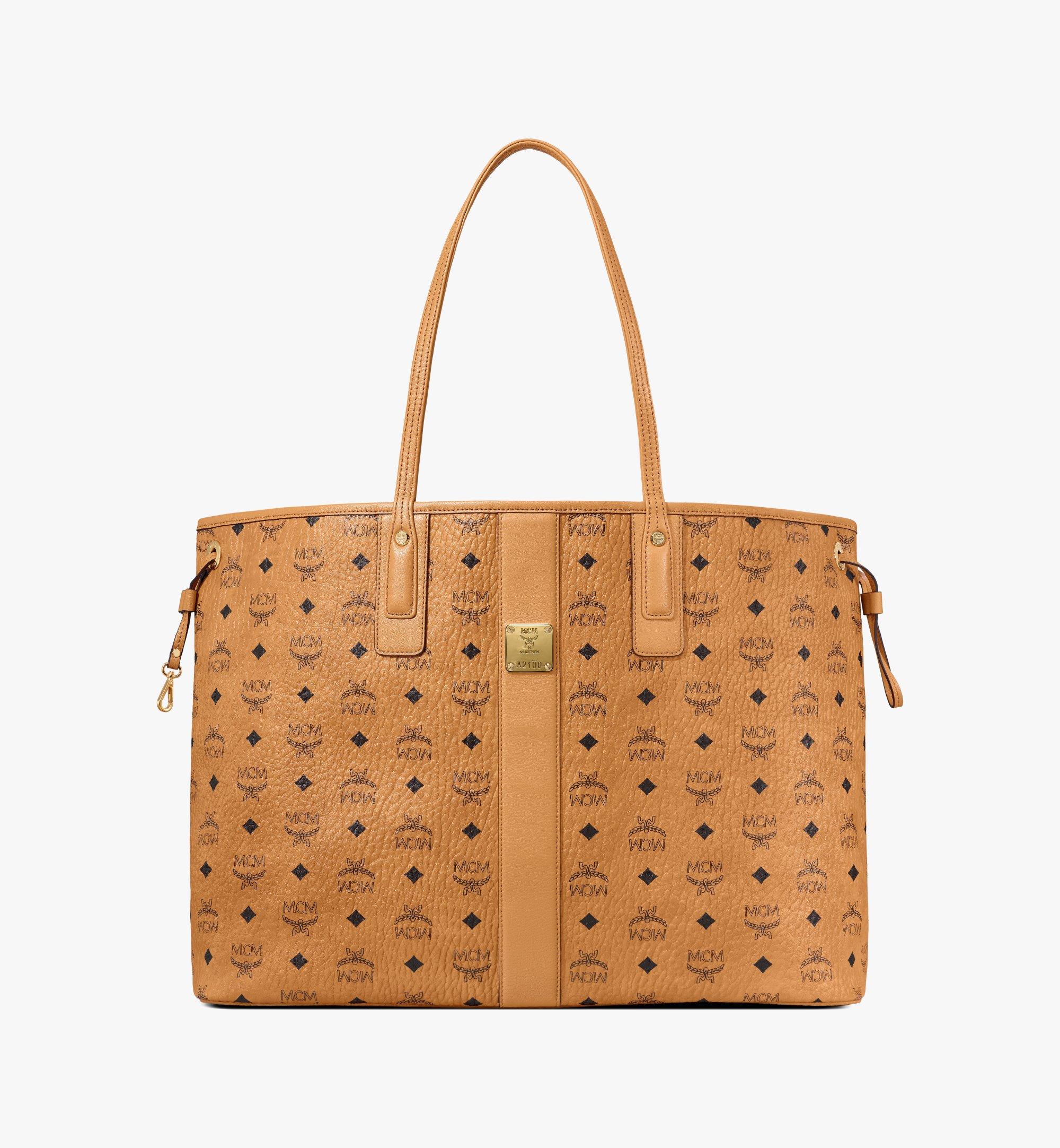 Large 〈リズ〉リバーシブル ヴィセトス トートバッグ COGNAC | MCM ®JP