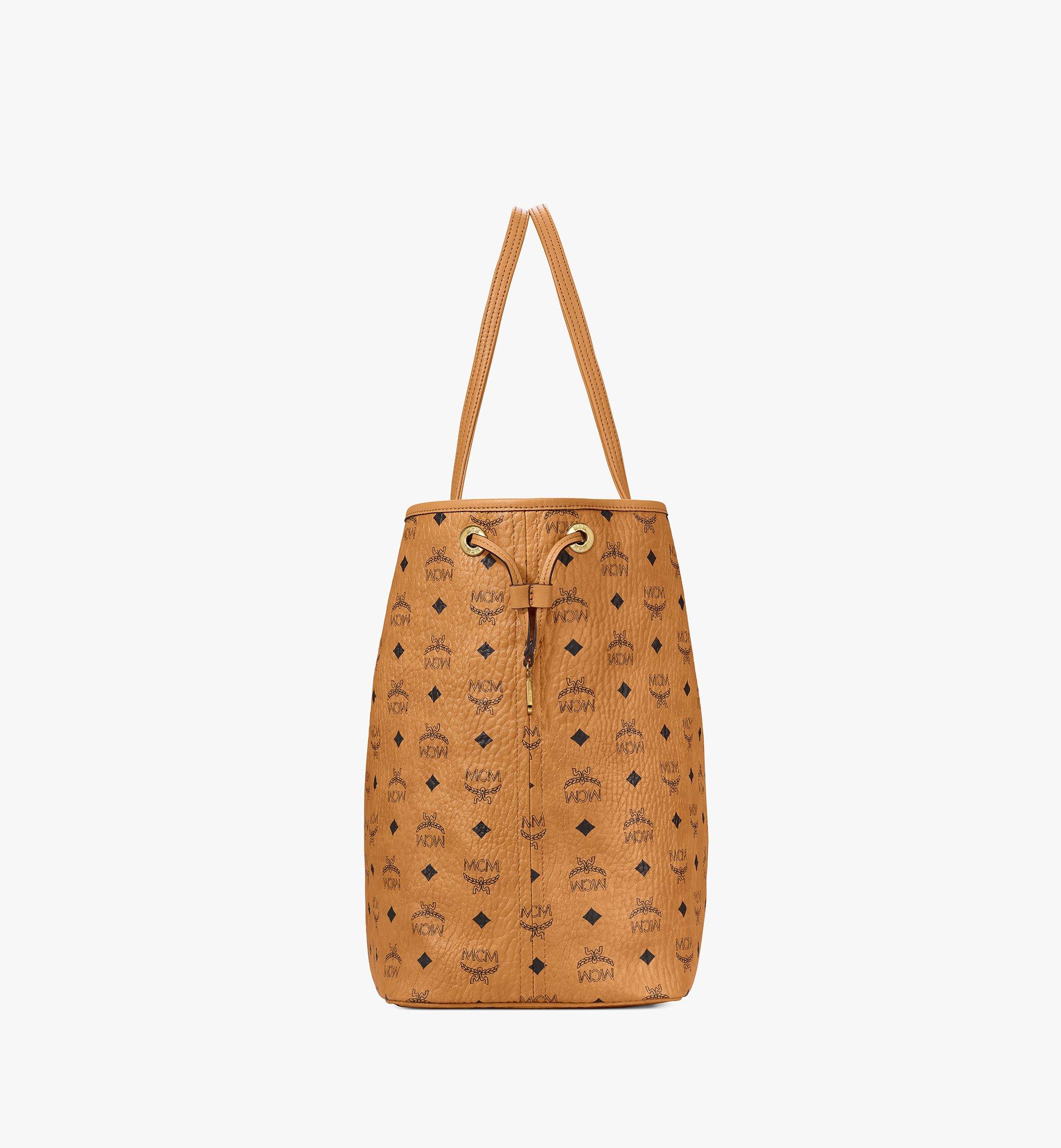 Mcm liz 2025 large shopper cognac