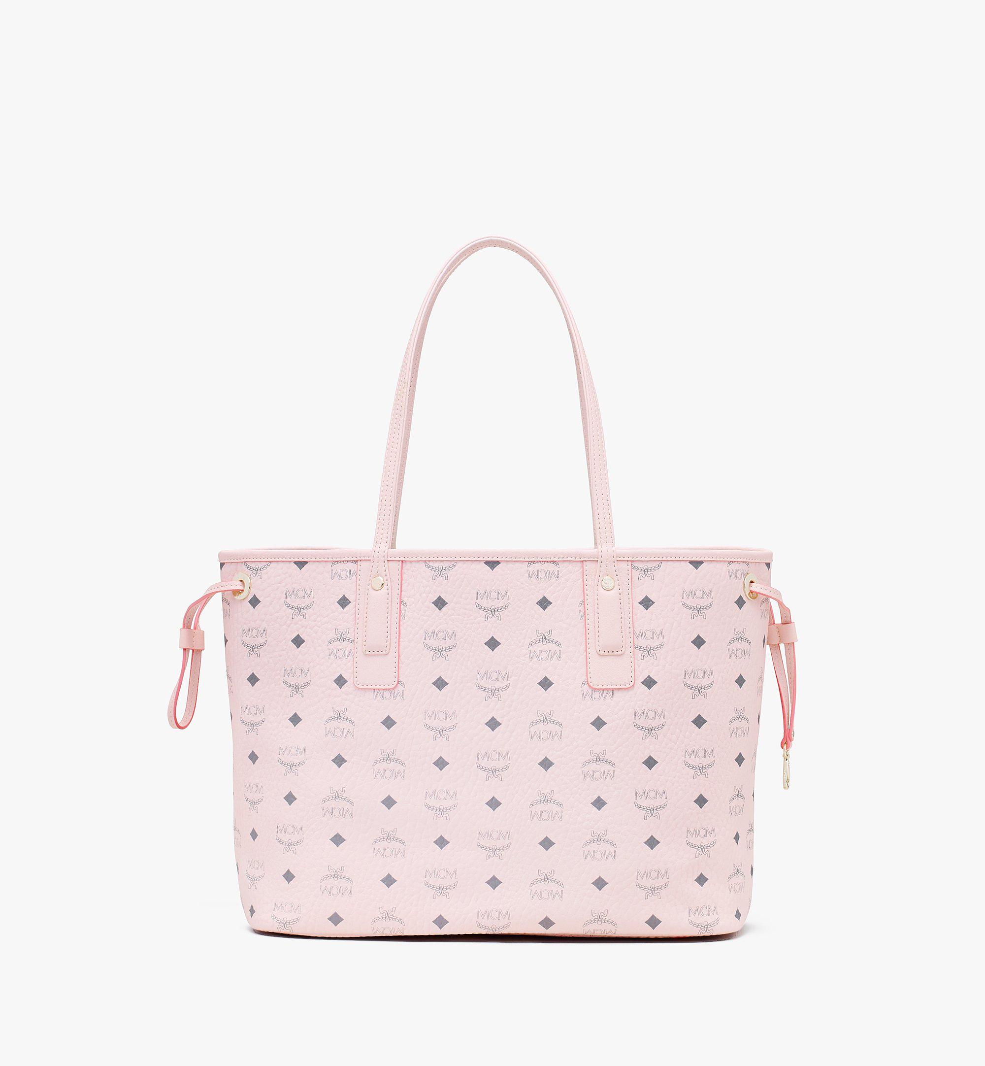 Medium Reversible Liz Shopper in Visetos Powder Pink | MCM ®US