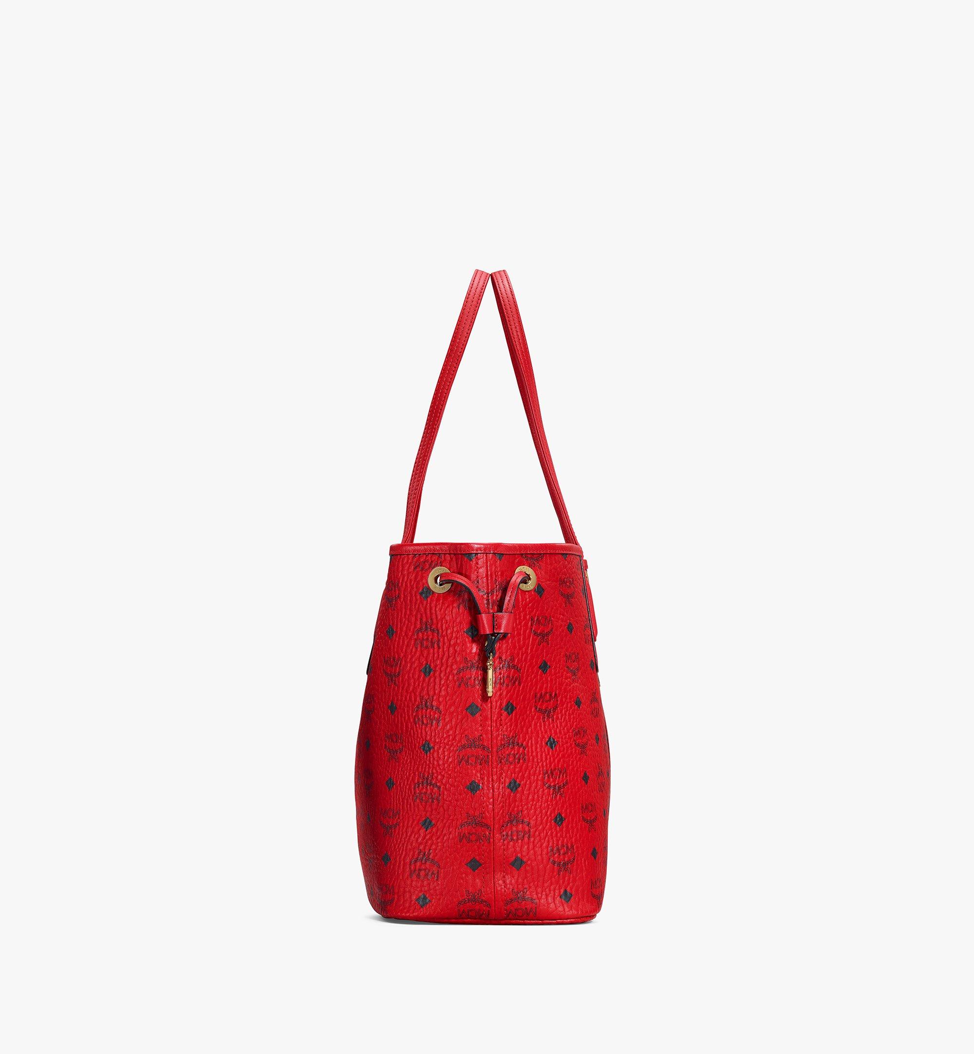 MCM Reversible Liz Shopper in Visetos Red MWP7AVI22RU001 Alternate View 2