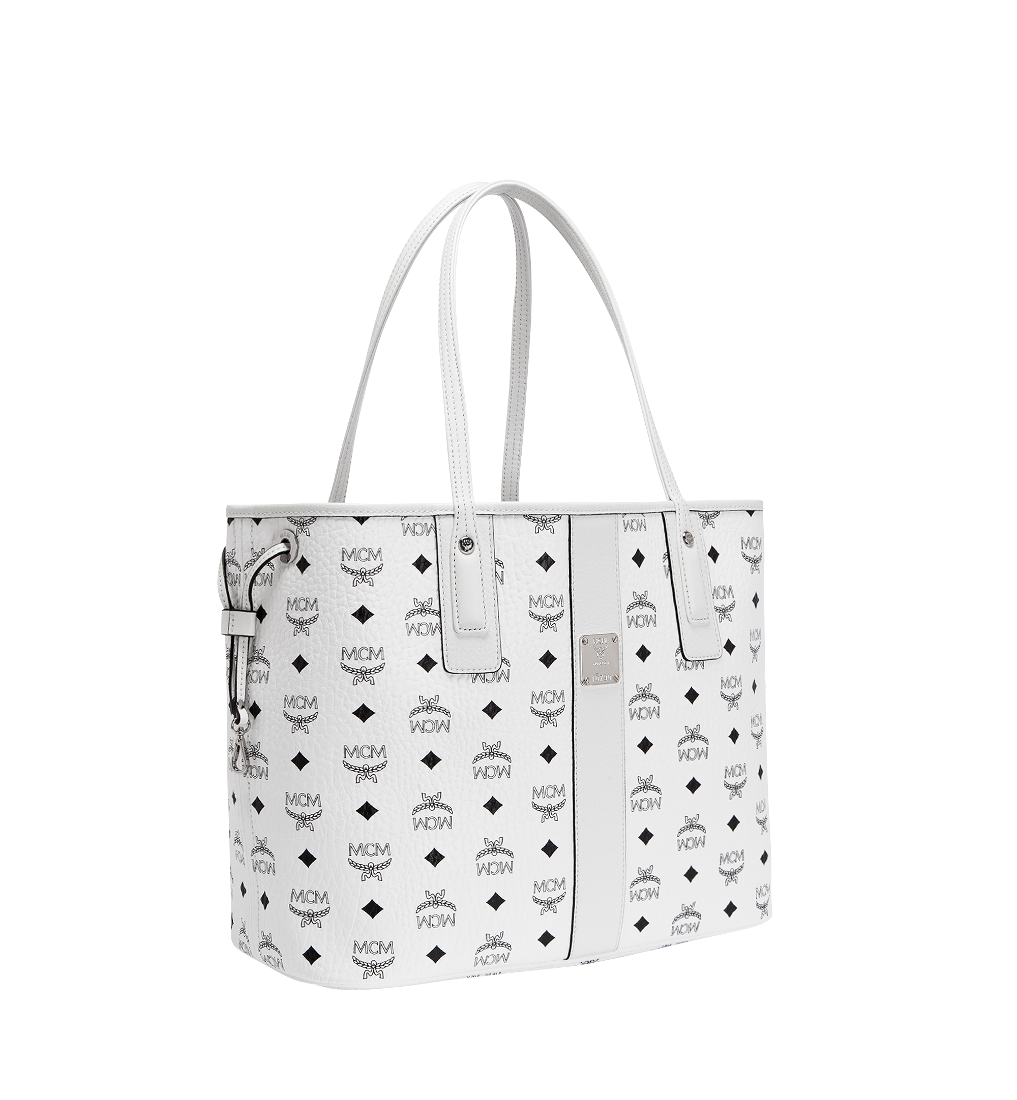 white mcm bag