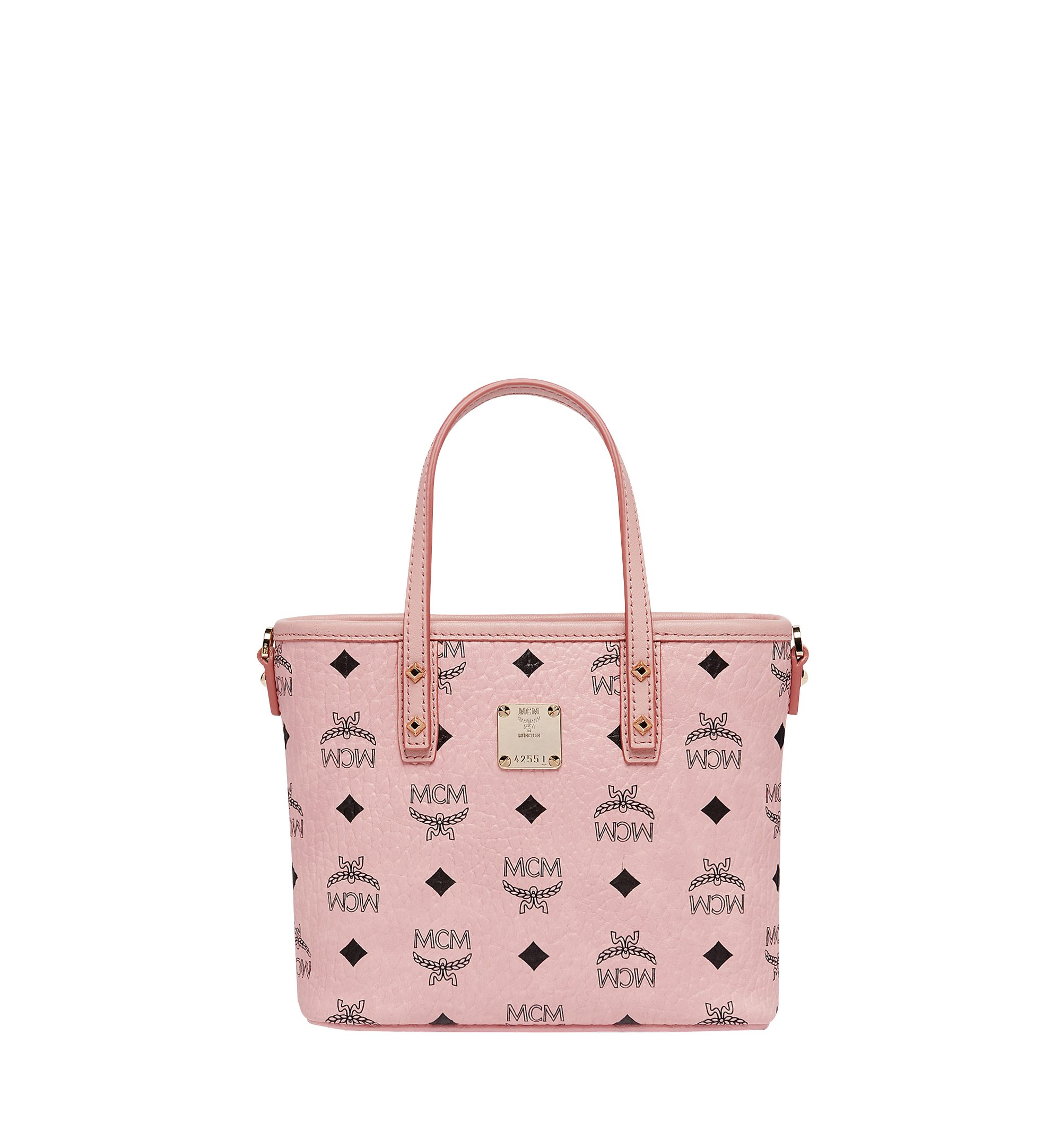 Mini Anya Shopper mit Reissverschluss in Visetos Pink | MCM ®DE