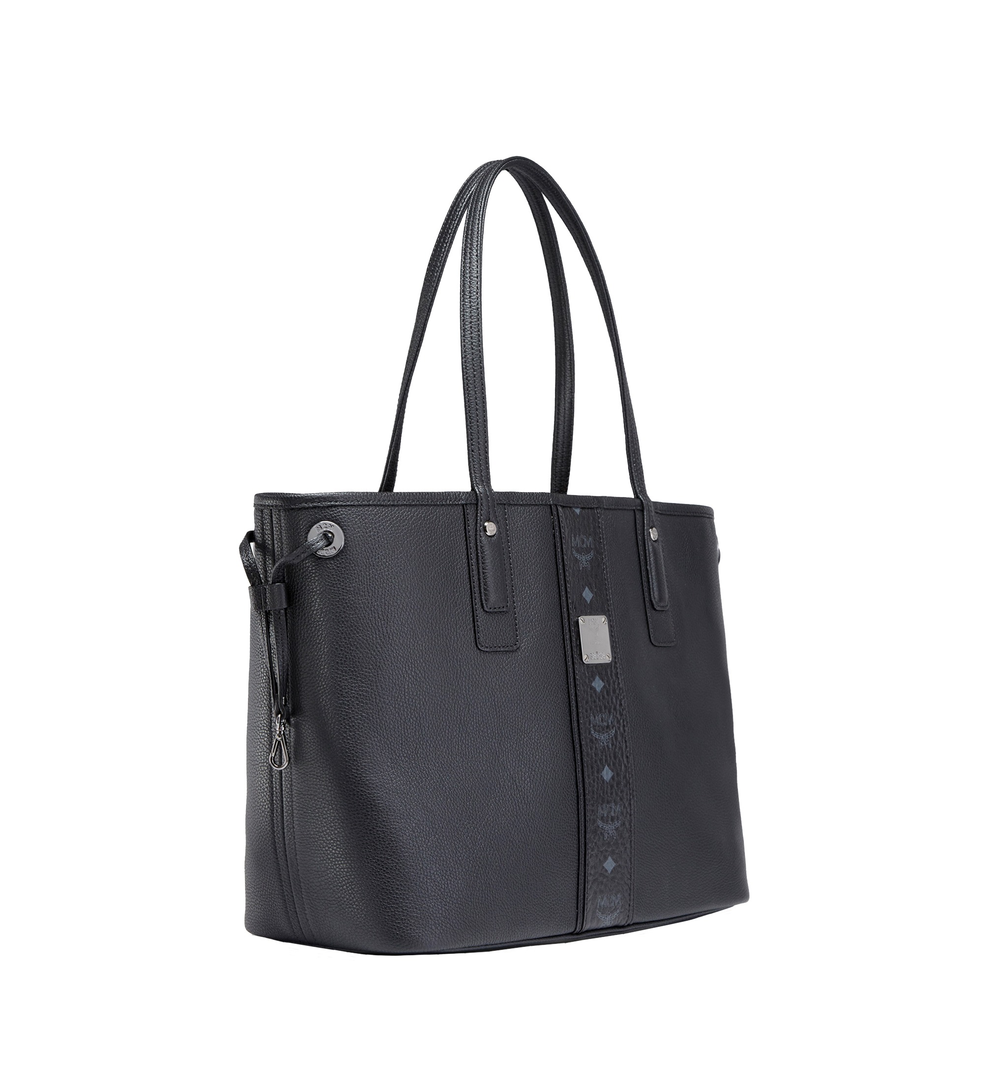 MCM Reversible Liz Shopper in Leather Black MWP7AXS60BK001 Alternate View 1