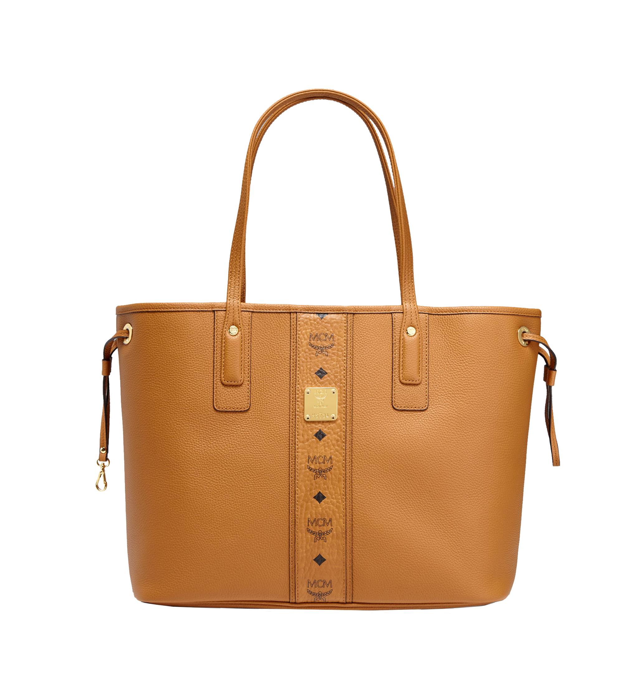 MCM Reversible Liz Shopper in Leather Cognac MWP7AXS60CO001 Alternate View 1