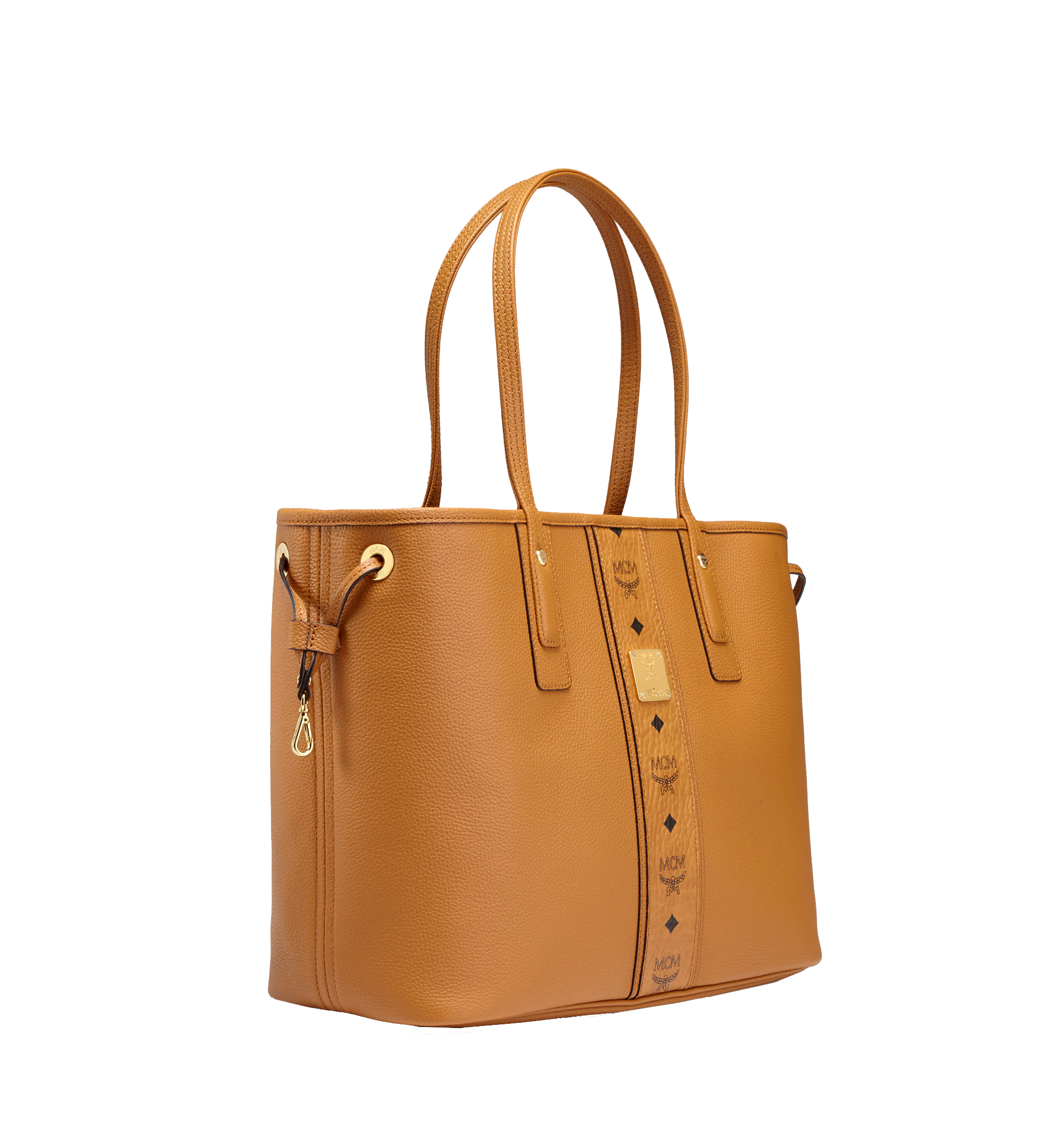 MCM Reversible Liz Shopper in Leather Cognac MWP7AXS60CO001 Alternate View 1