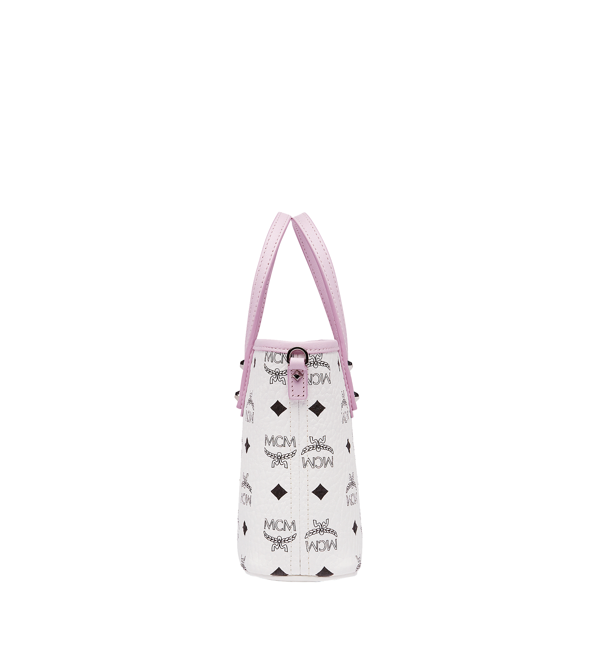 MCM Rabbit Top Zip Shopper in Visetos White MWP7SXL44WT001 Noch mehr sehen 2