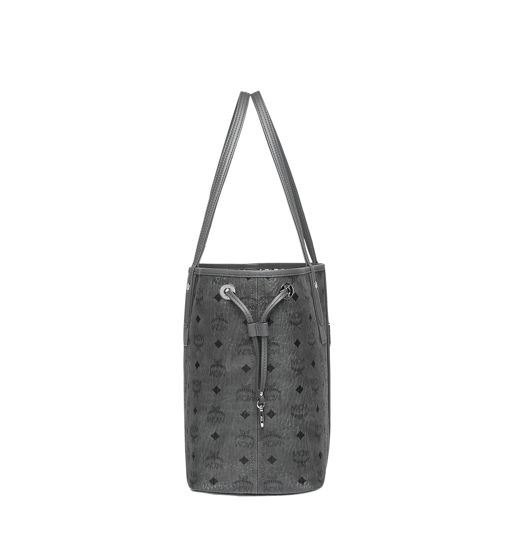 grey mcm tote