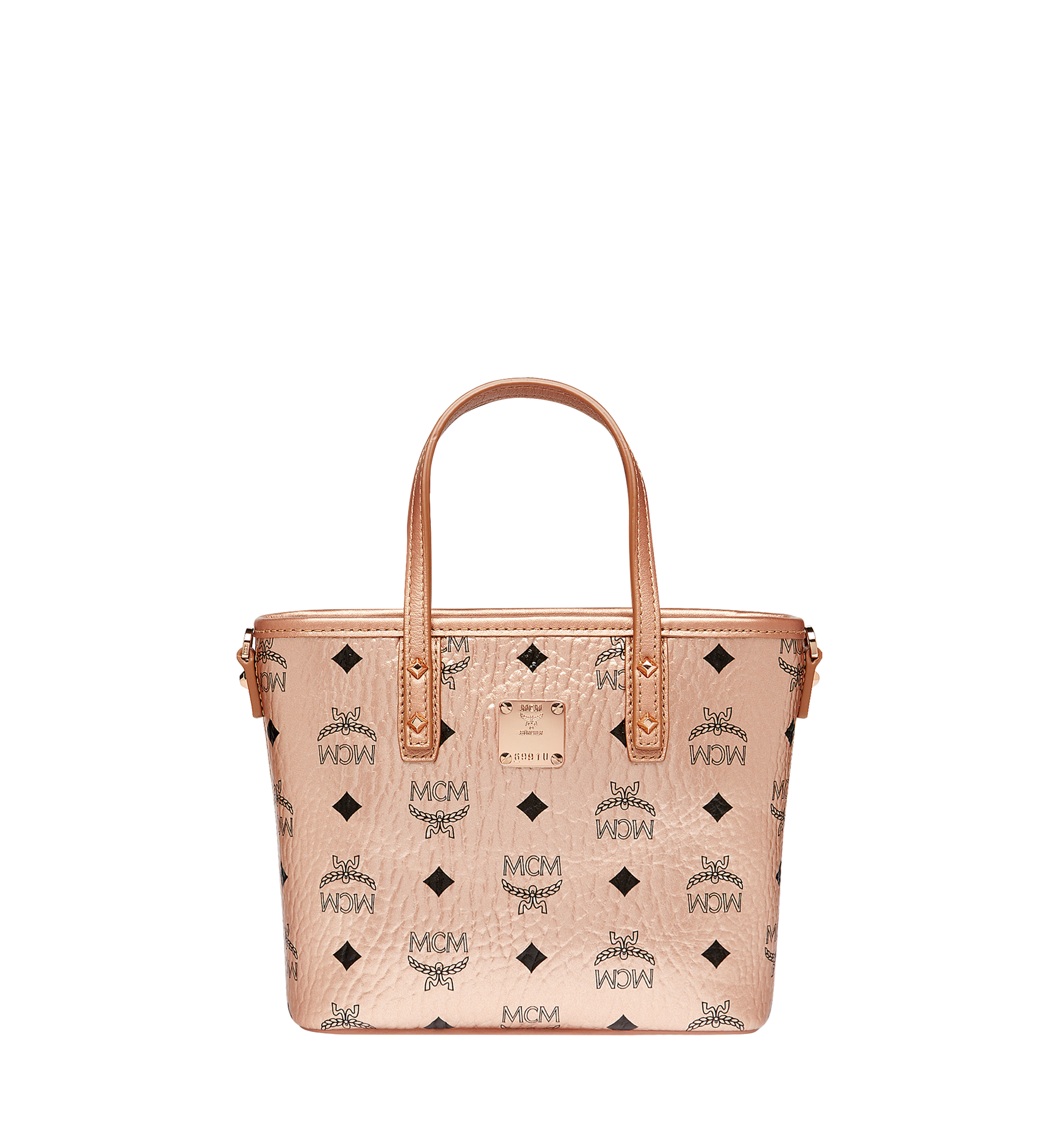 mcm rose gold tote