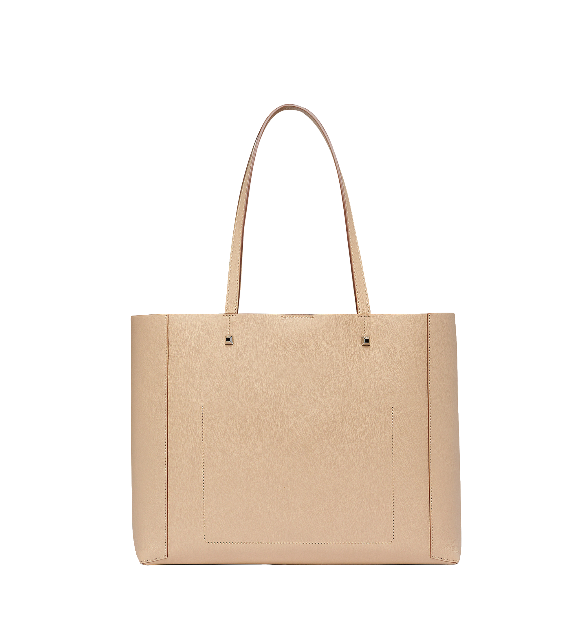 MCM Ilse Shopper in Pebble Grained Leather Beige MWP8SXS30IA001 Alternate View 3