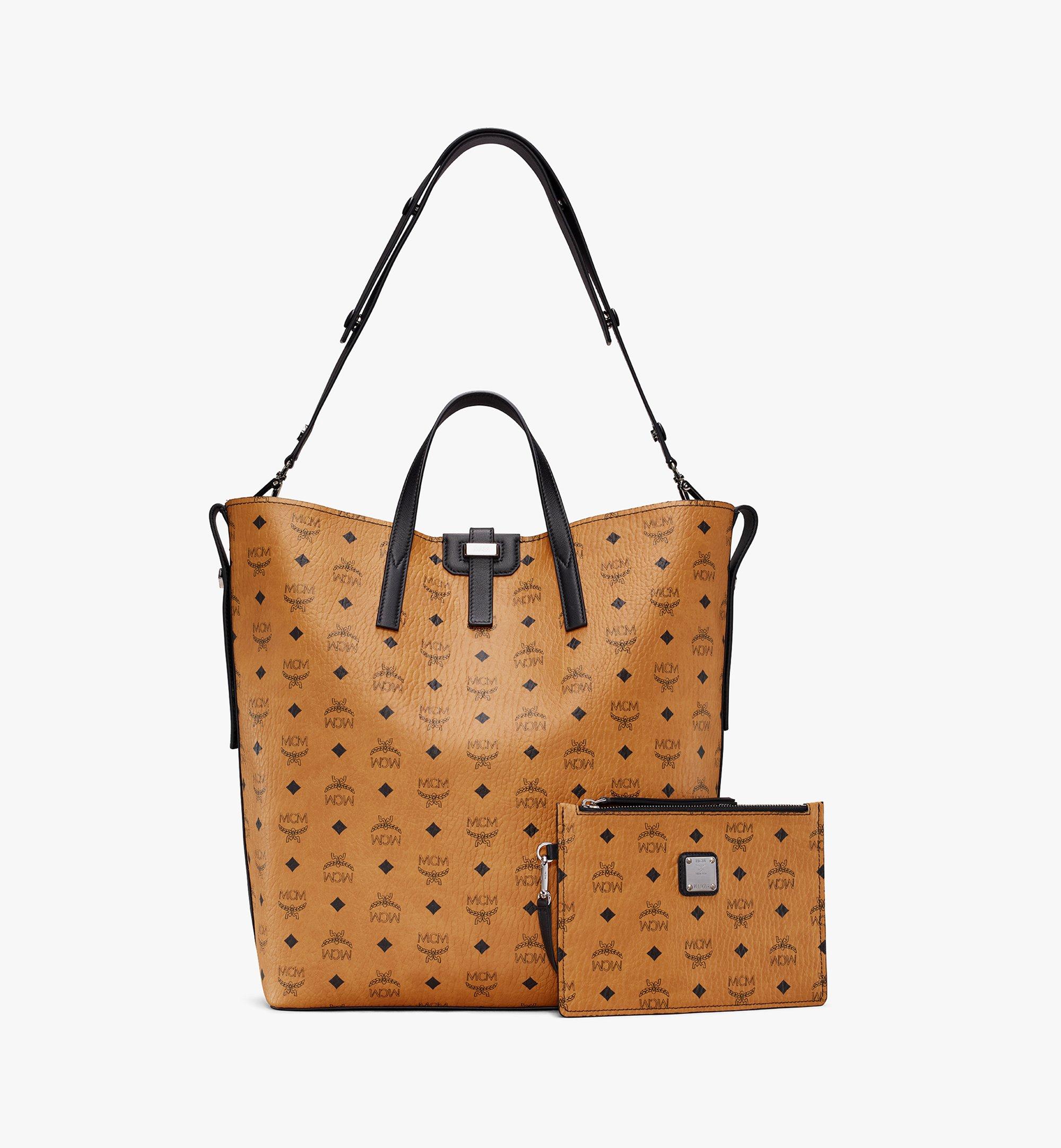 MCM Gunta Shopper in Winter Visetos Cognac MWP9AGU01CO001 Noch mehr sehen 1