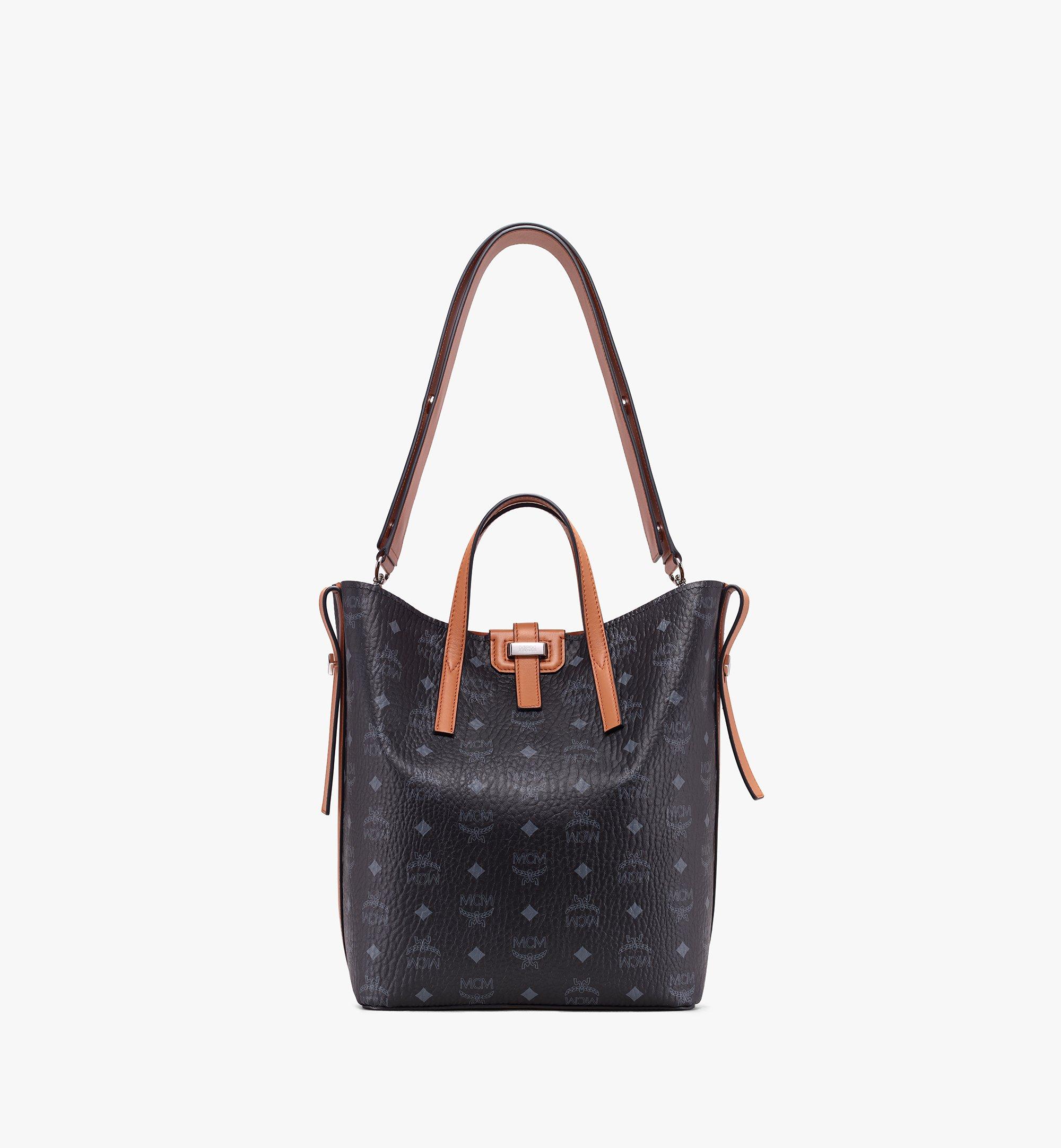 Small Gunta Shopper in Visetos Black | MCM ®TH