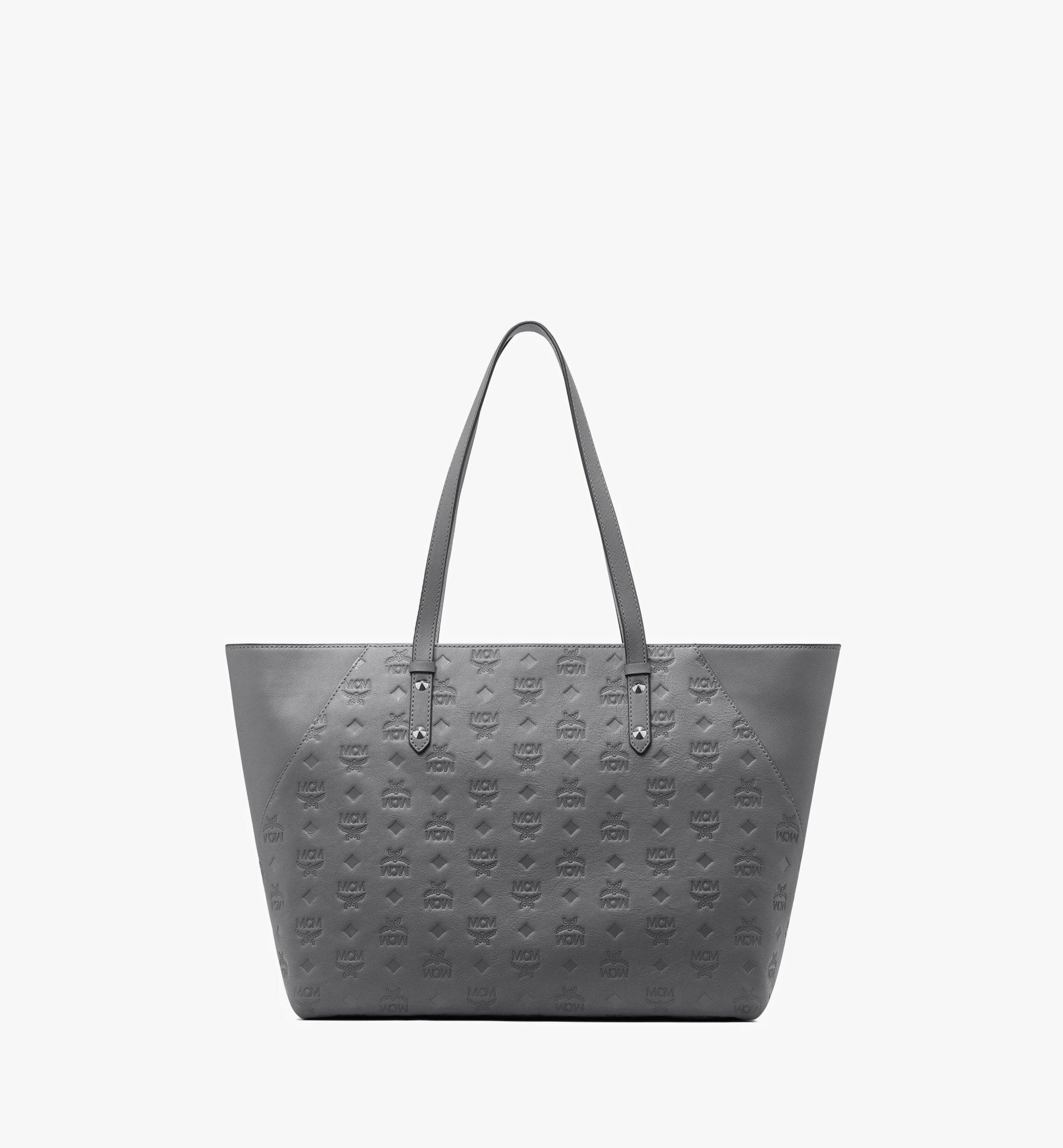 mcm klara monogram leather tote bag