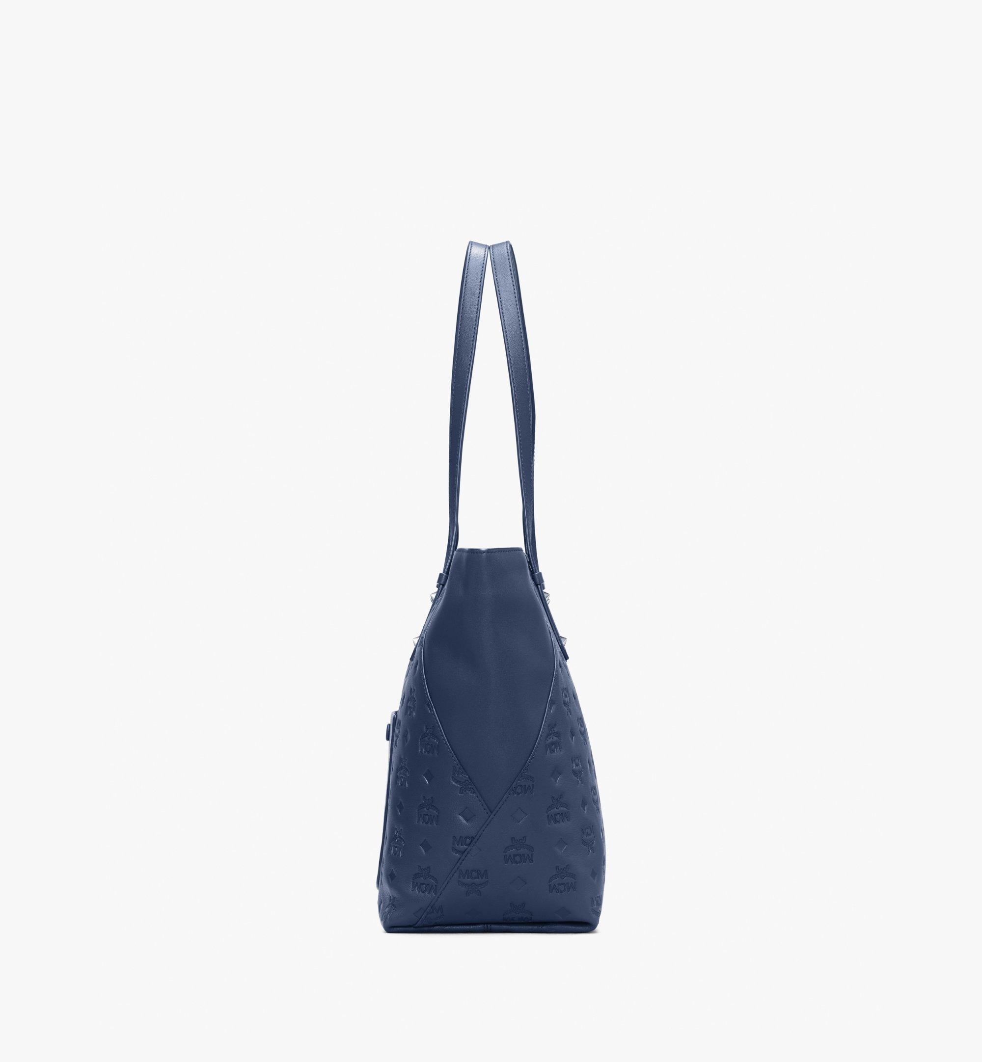 mcm klara monogram leather tote bag