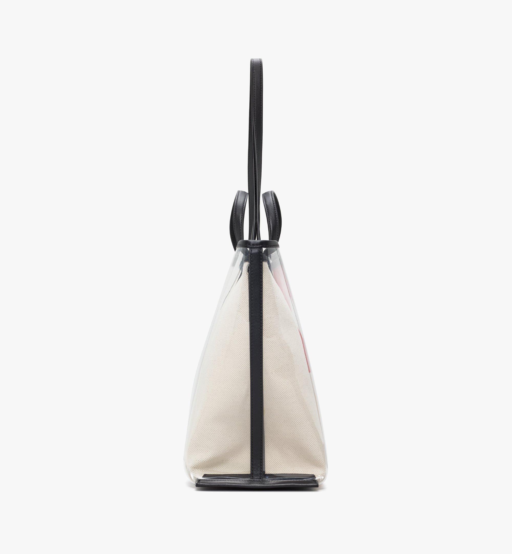 MCM Shopper in Logo Glitch Hologram Multi MWPAAMH03MT001 Alternate View 2