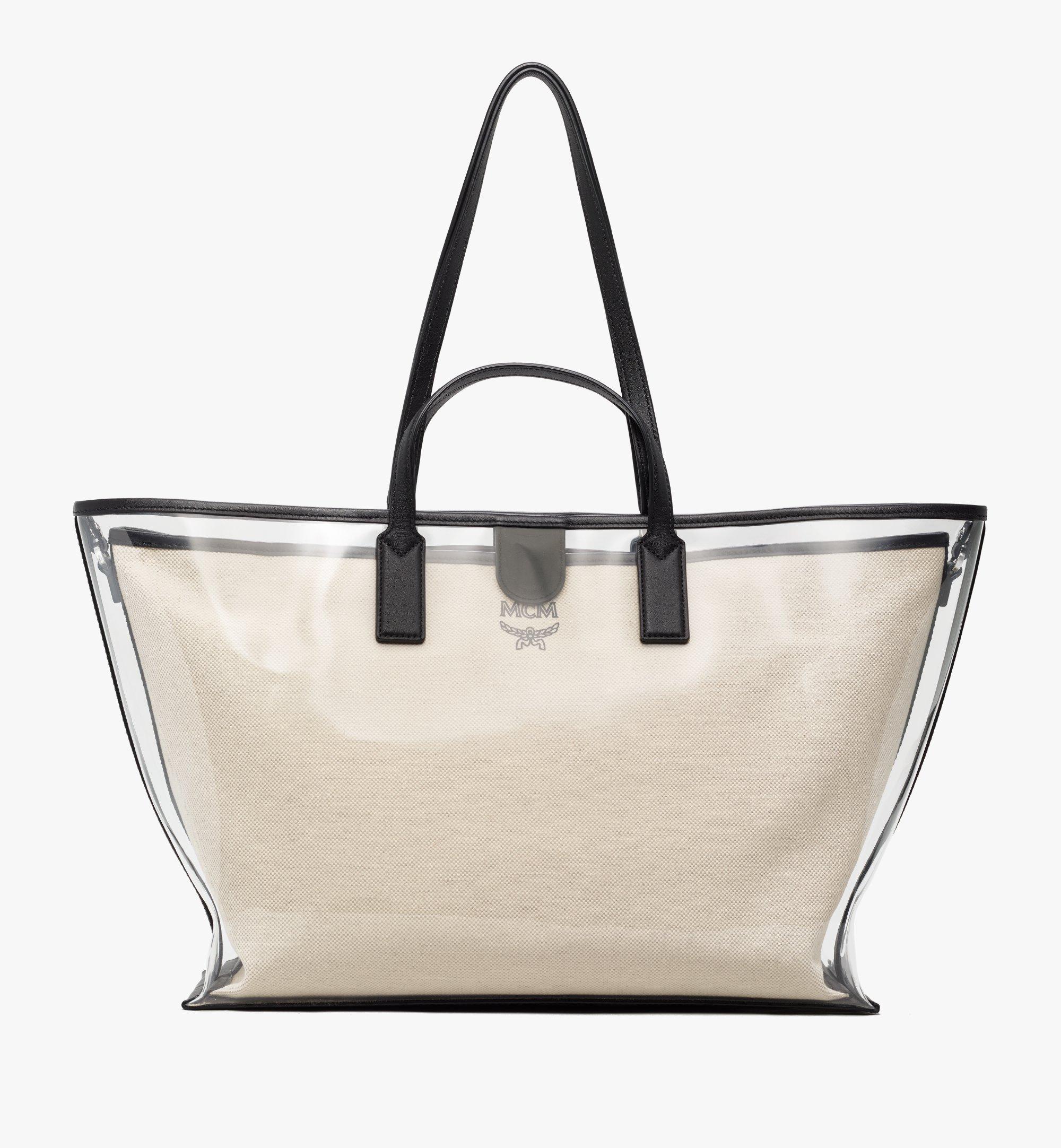 MCM Shopper in Logo Glitch Hologram Multi MWPAAMH03MT001 Alternate View 4