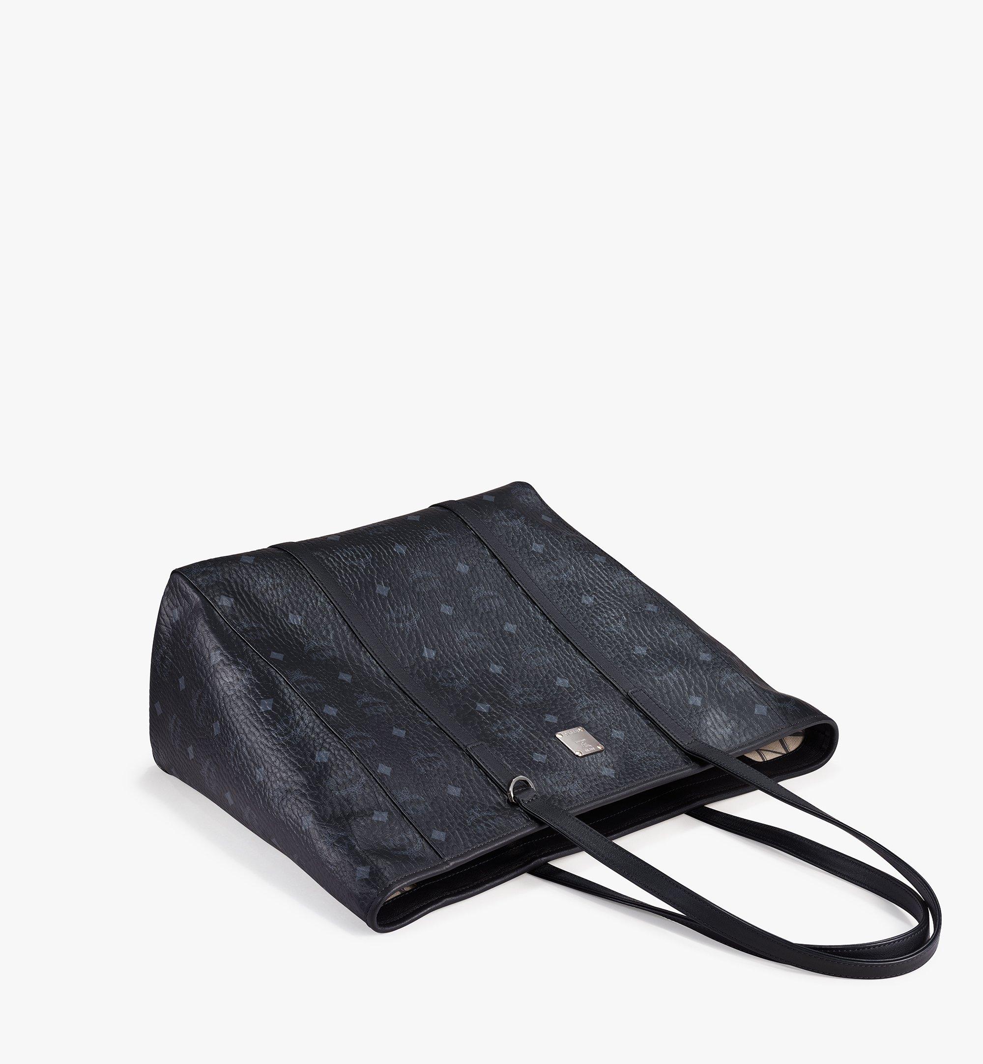 Mcm Medium Aren Leather Crossbody Bag in Black