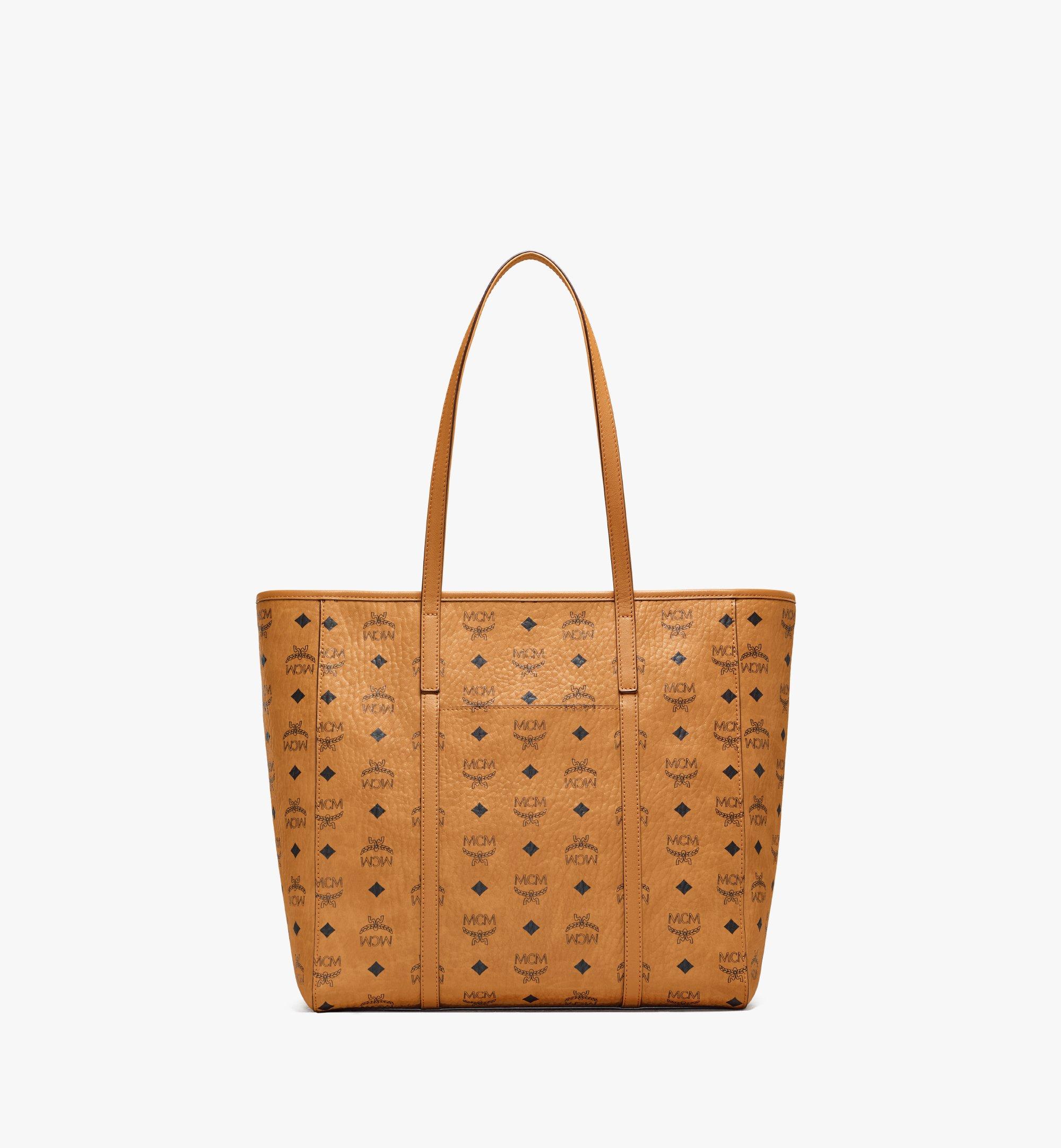 Mcm anya top shop zip shopper in visetos