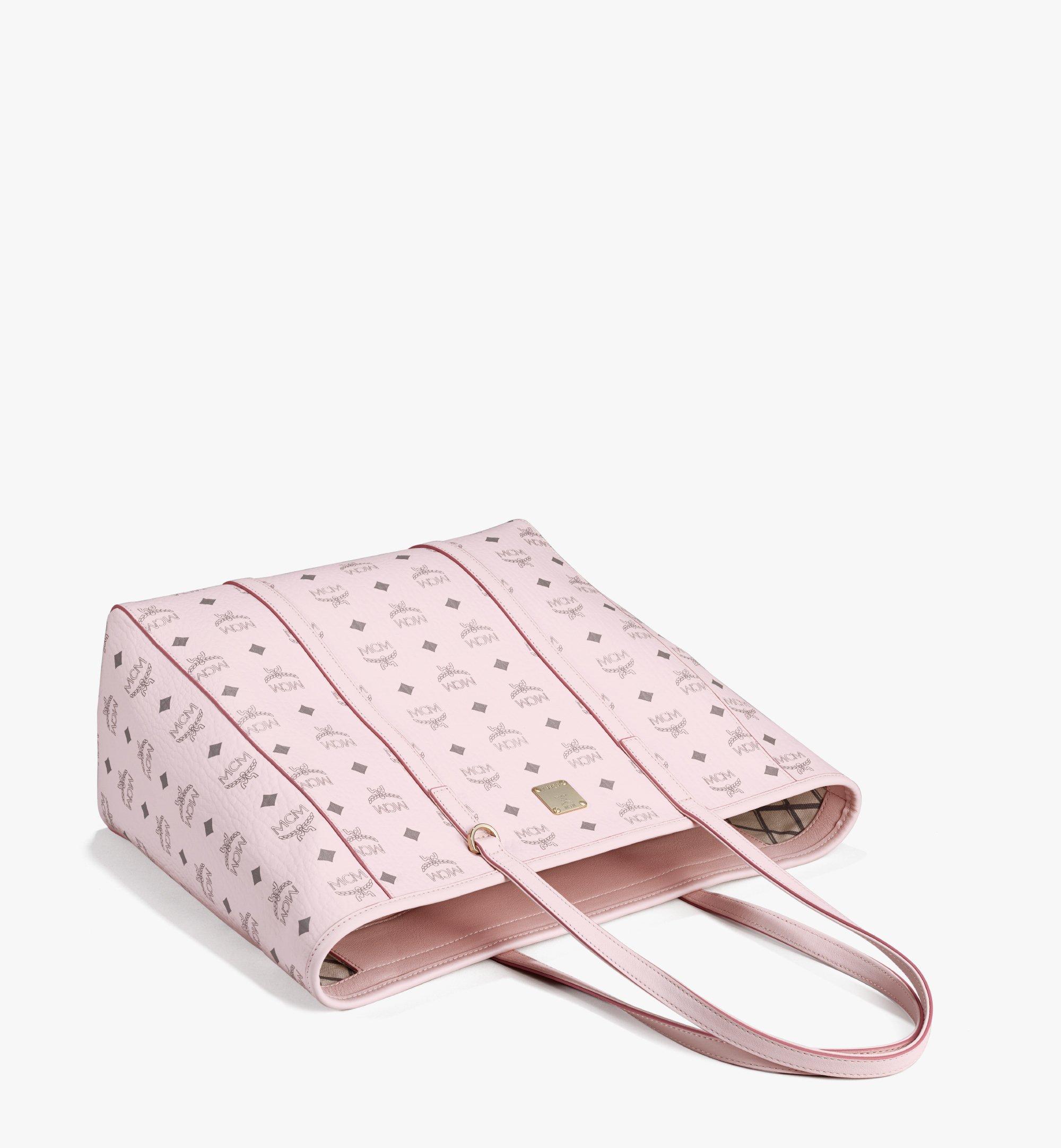 MCM Toni Shopper in Visetos Pink MWPAATN03QH001 Alternate View 3