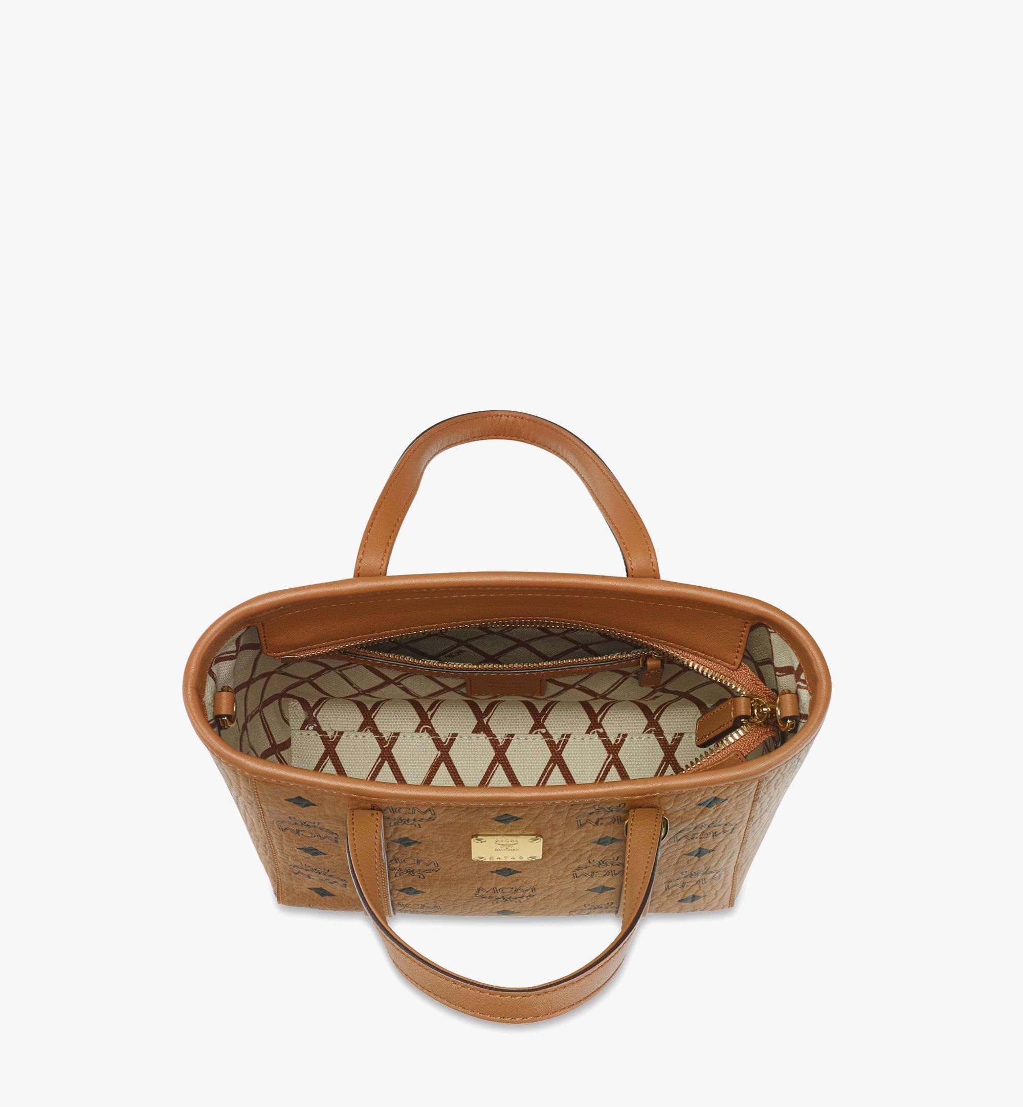 MCM Toni Shopper in Visetos Cognac MWPAATN04CO001 Alternate View 3