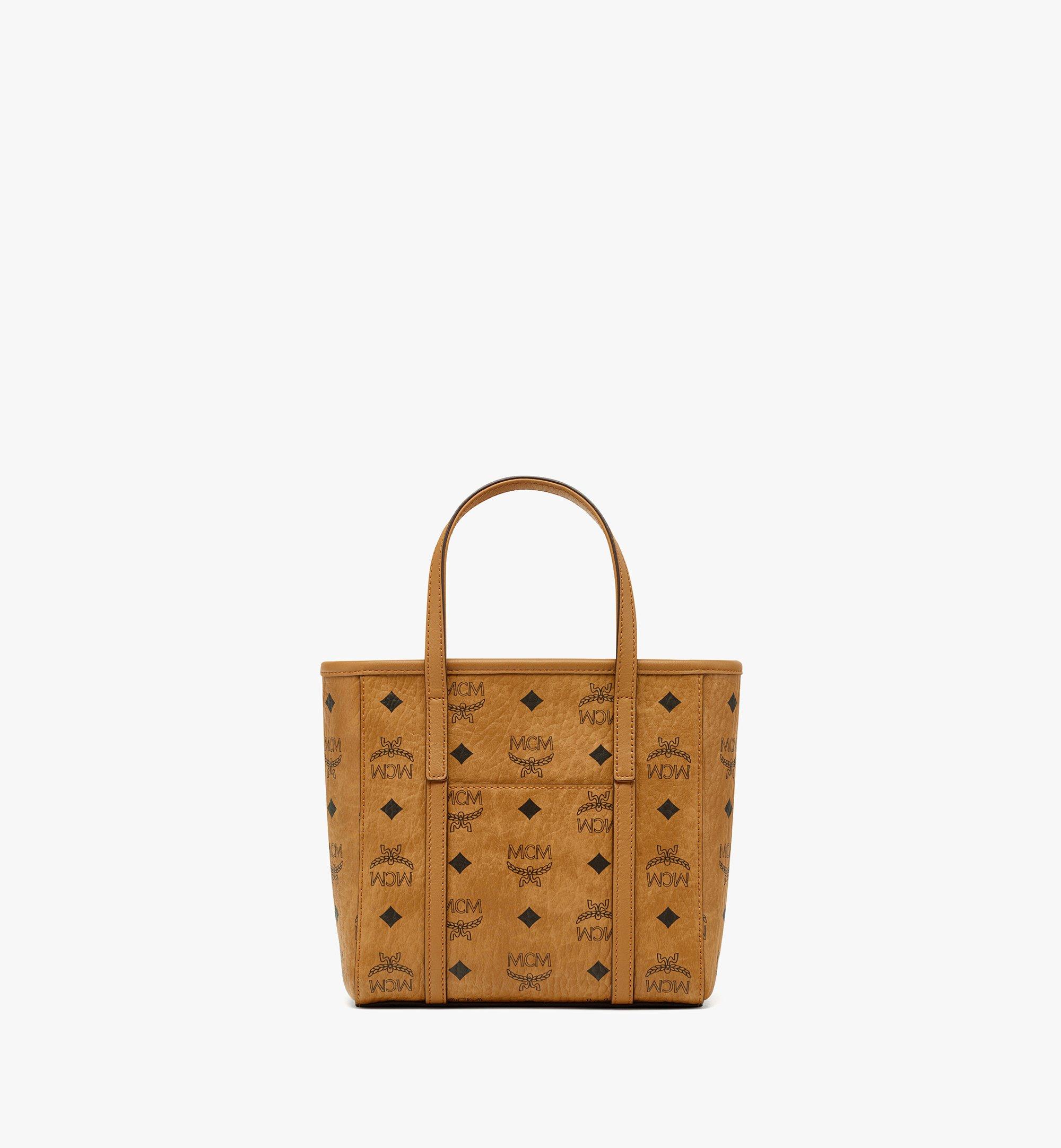 Mini Aren Top-Zip Shopper in Visetos Cognac | MCM ®JP