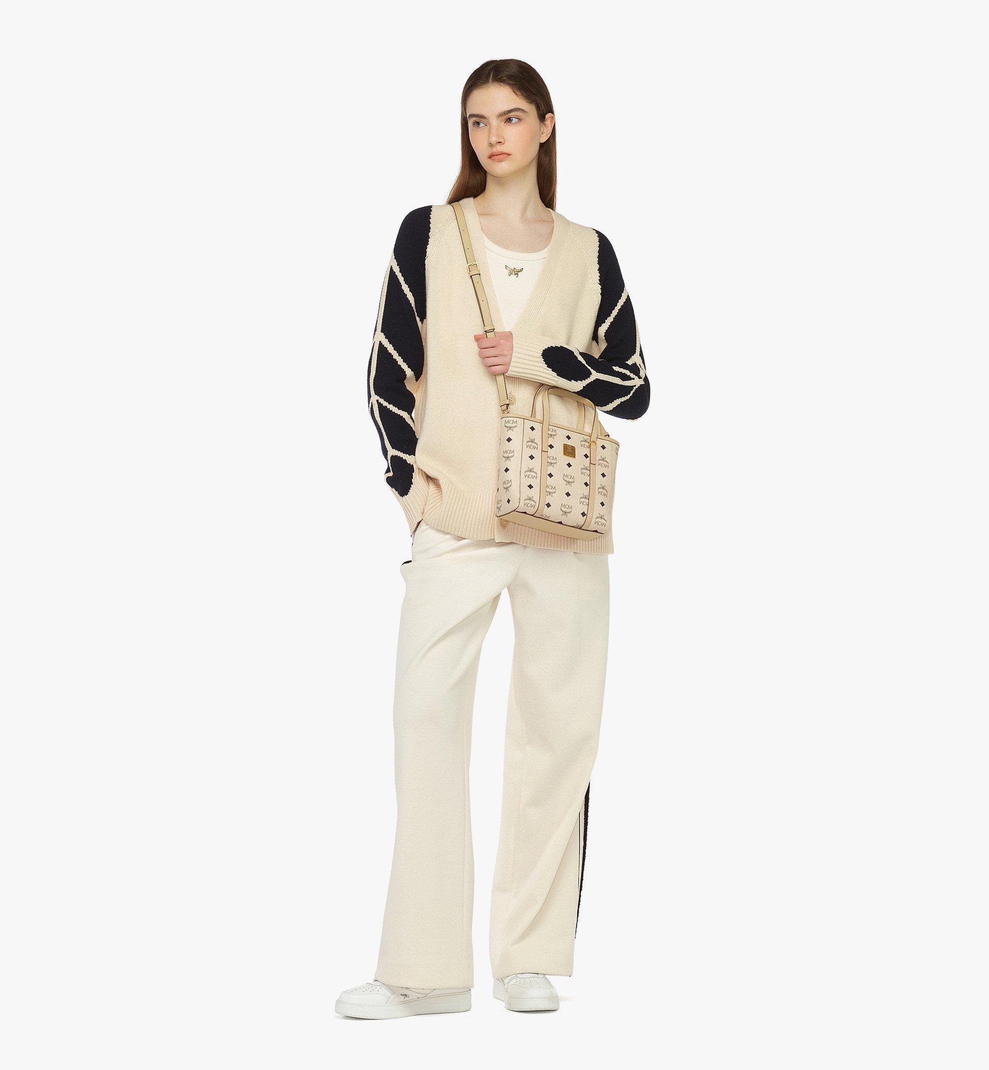 Mini Aren Top-Zip Shopper in Visetos Beige | MCM ®JP