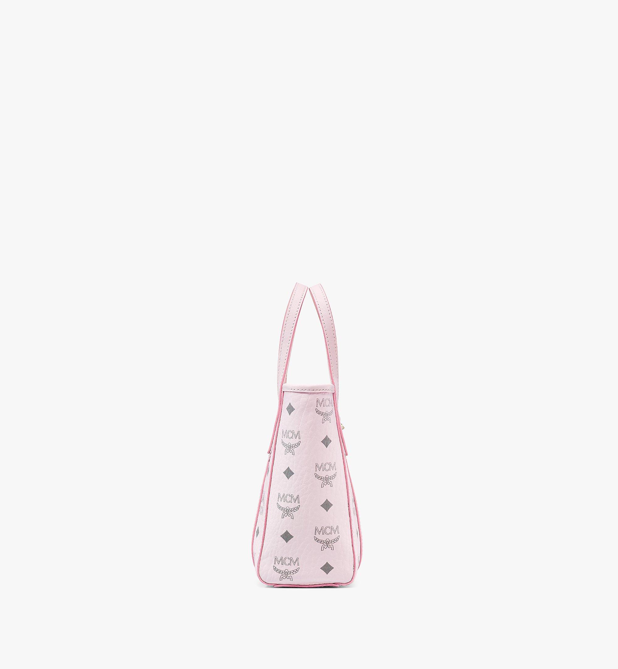 MCM Toni Top-Zip Shopper in Visetos Pink MWPAATN04QH001 Alternate View 1