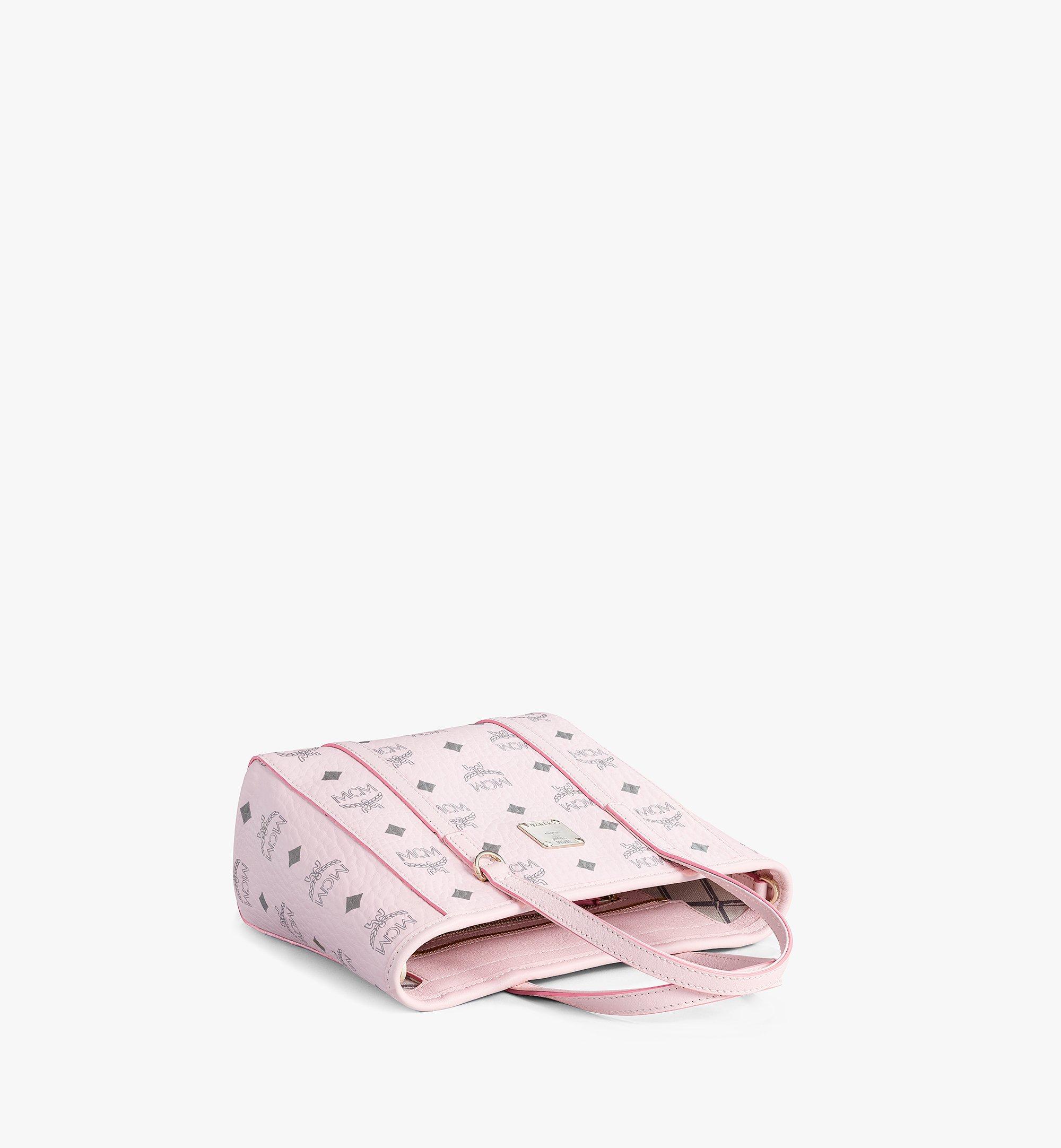 MCM Toni Shopper in Visetos Pink MWPAATN04QH001 Alternate View 3