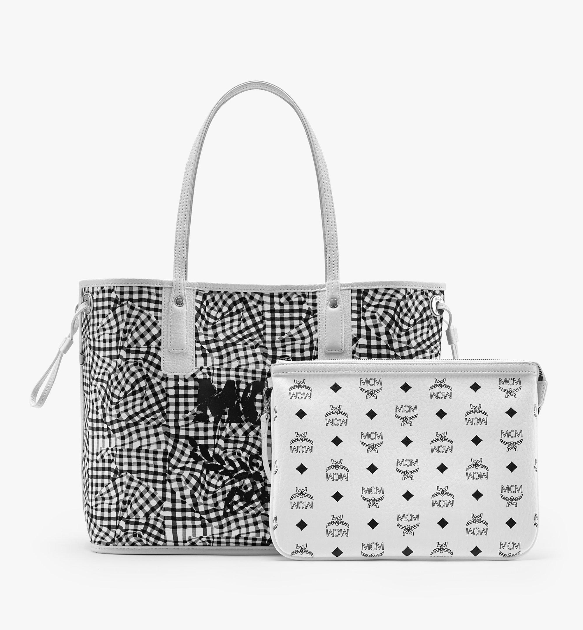 Medium Reversible Liz Shopper in Visetos White MCM US