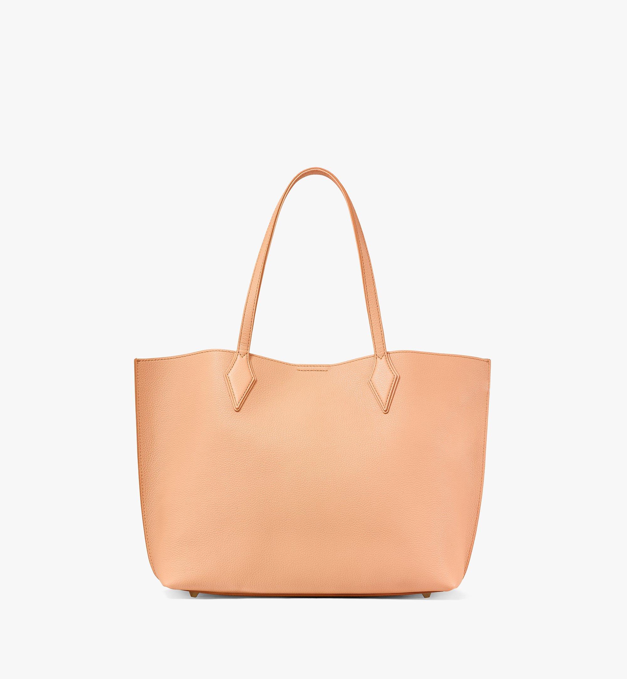 mcm pink shopper tote